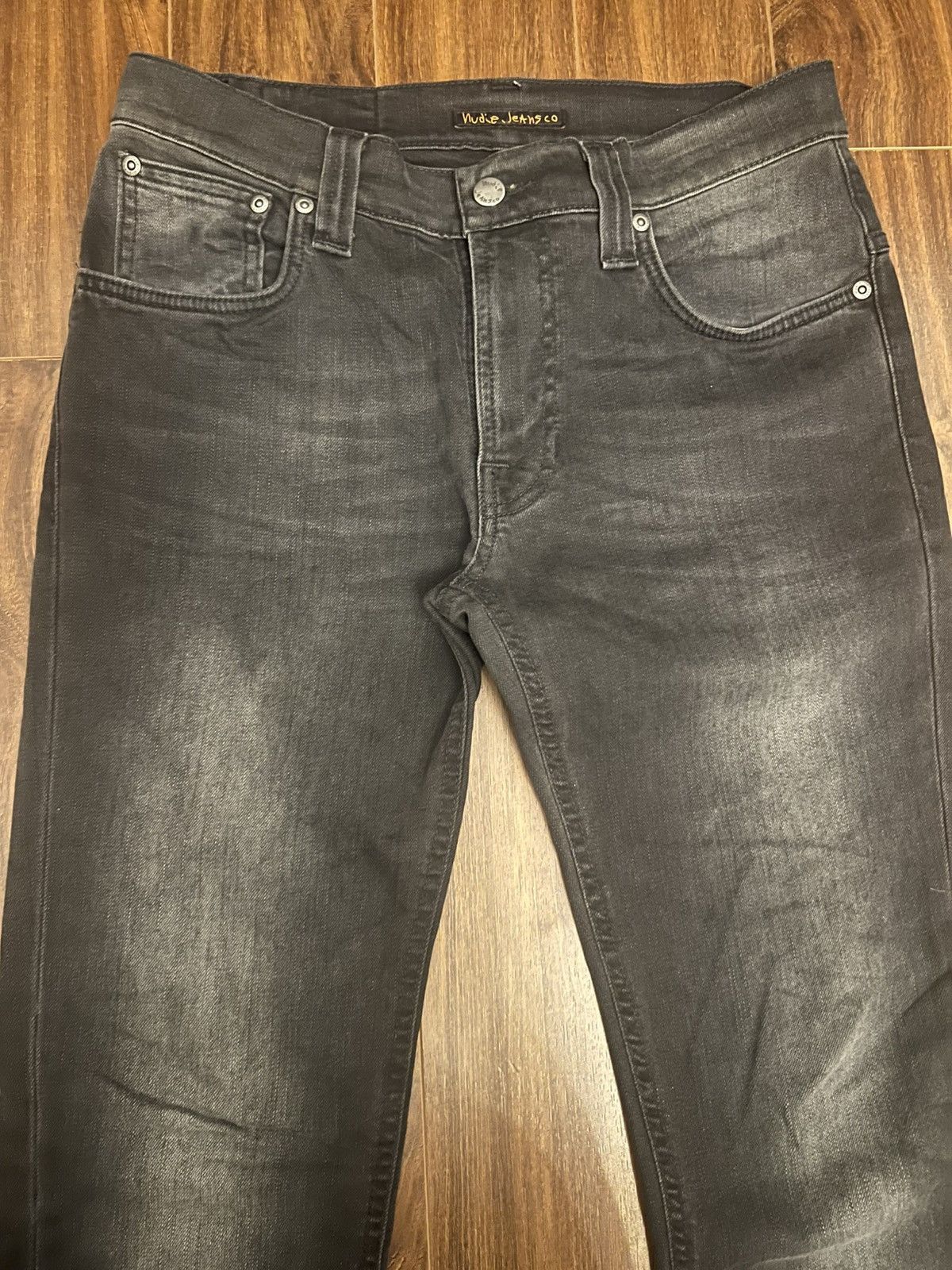 Nudie Jeans NJ1002334 Nudie Thin Finn Black Brutus Jeans Size US 30 / EU 46 - 3 Thumbnail