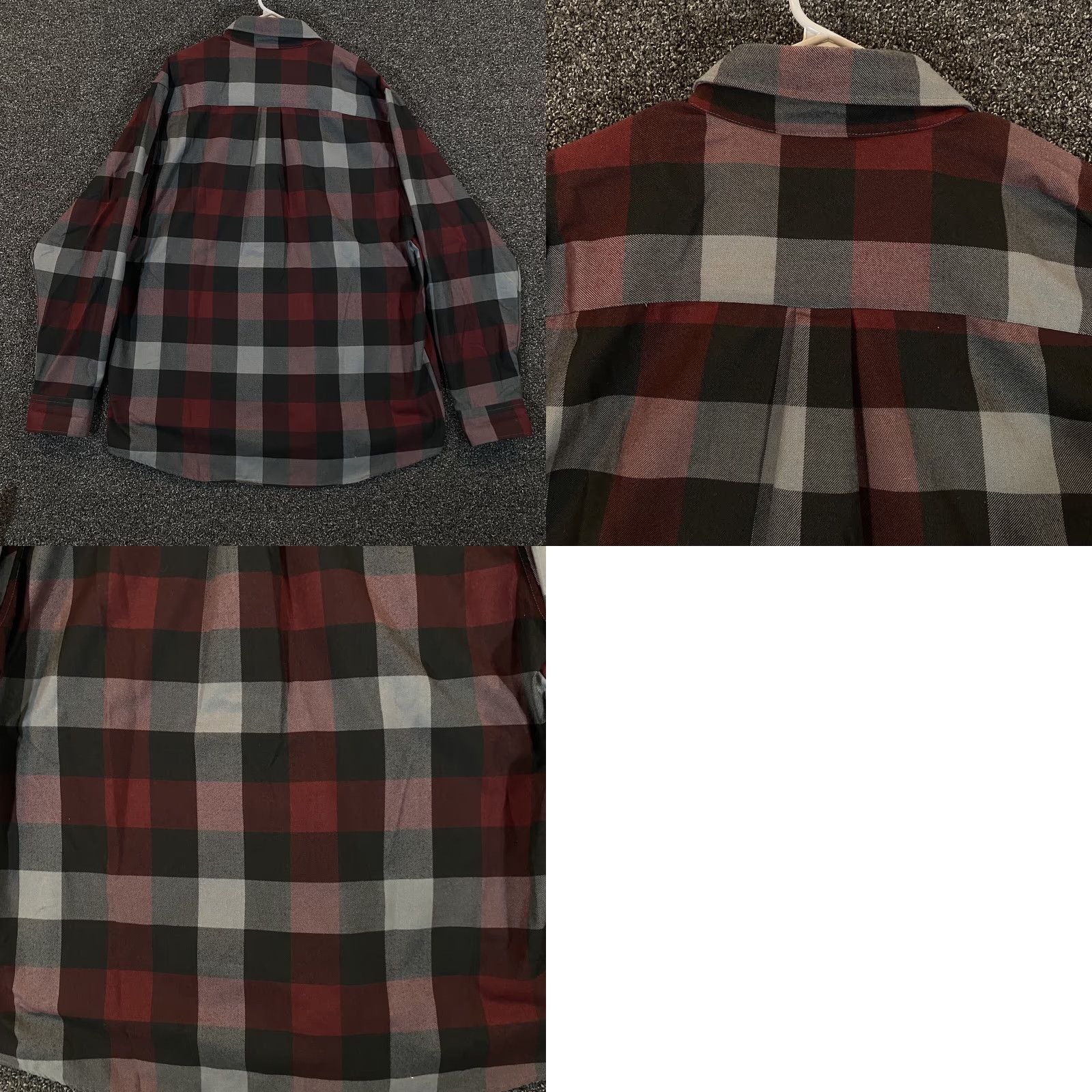 Vintage VINTAGE Dixxon Flannel The Brawler Mens 2XL Burgundy Black Gray Long Sleeve Shirt Size US XXL / EU 58 / 5 - 8 Thumbnail