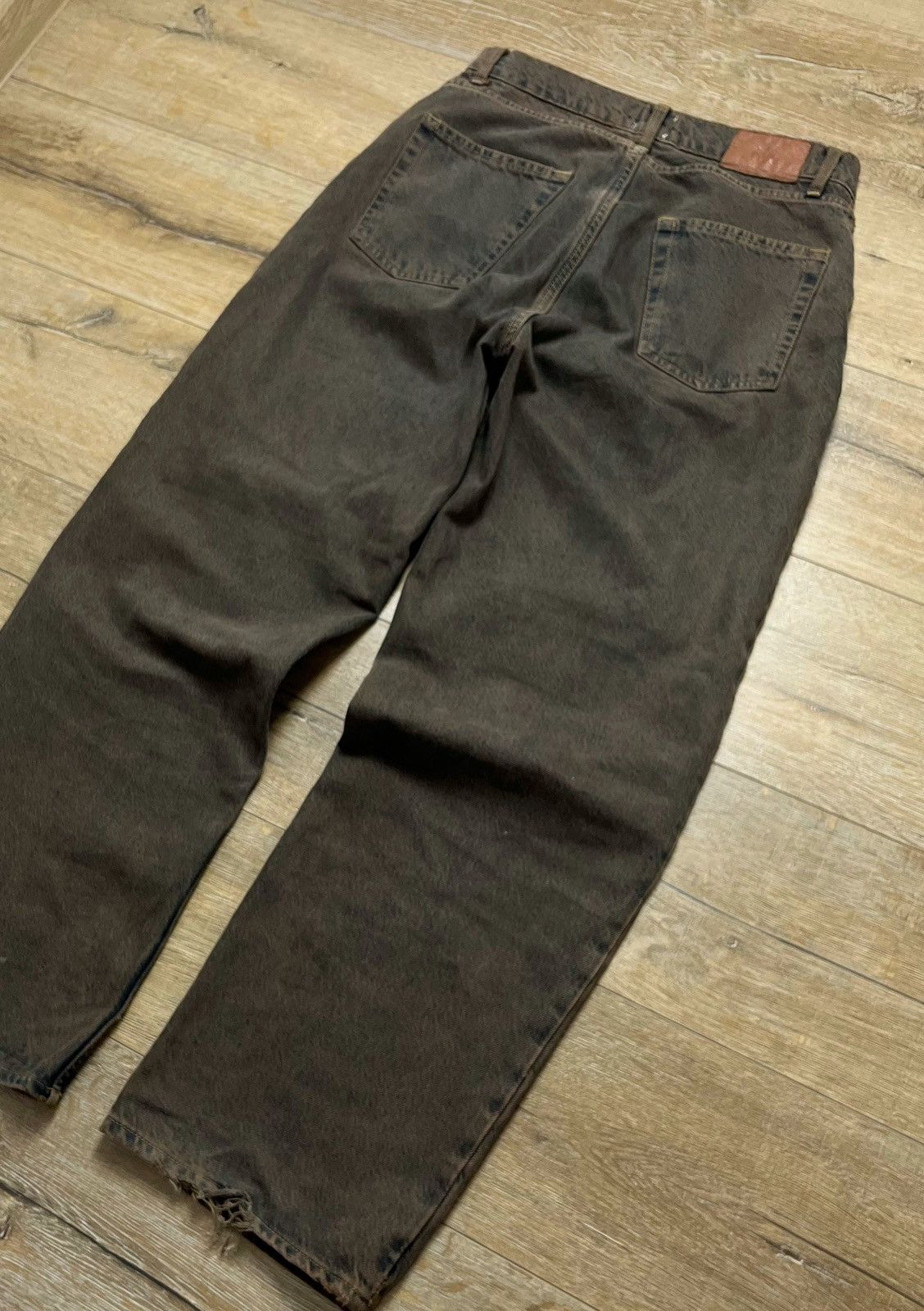 Hysteric Glamour VTG BALENCIAGA X RICK OWENS STYLE BAGGY FADED JEANS 90S Size US 30 / EU 46 - 9 Thumbnail