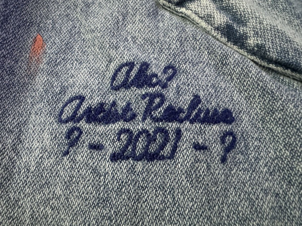 Advisory Board Crystals × Guess ABC Painted Blue Denim Jacket ABCd. Artist Recluse Jean Size US S / EU 44-46 / 1 - 6 Thumbnail