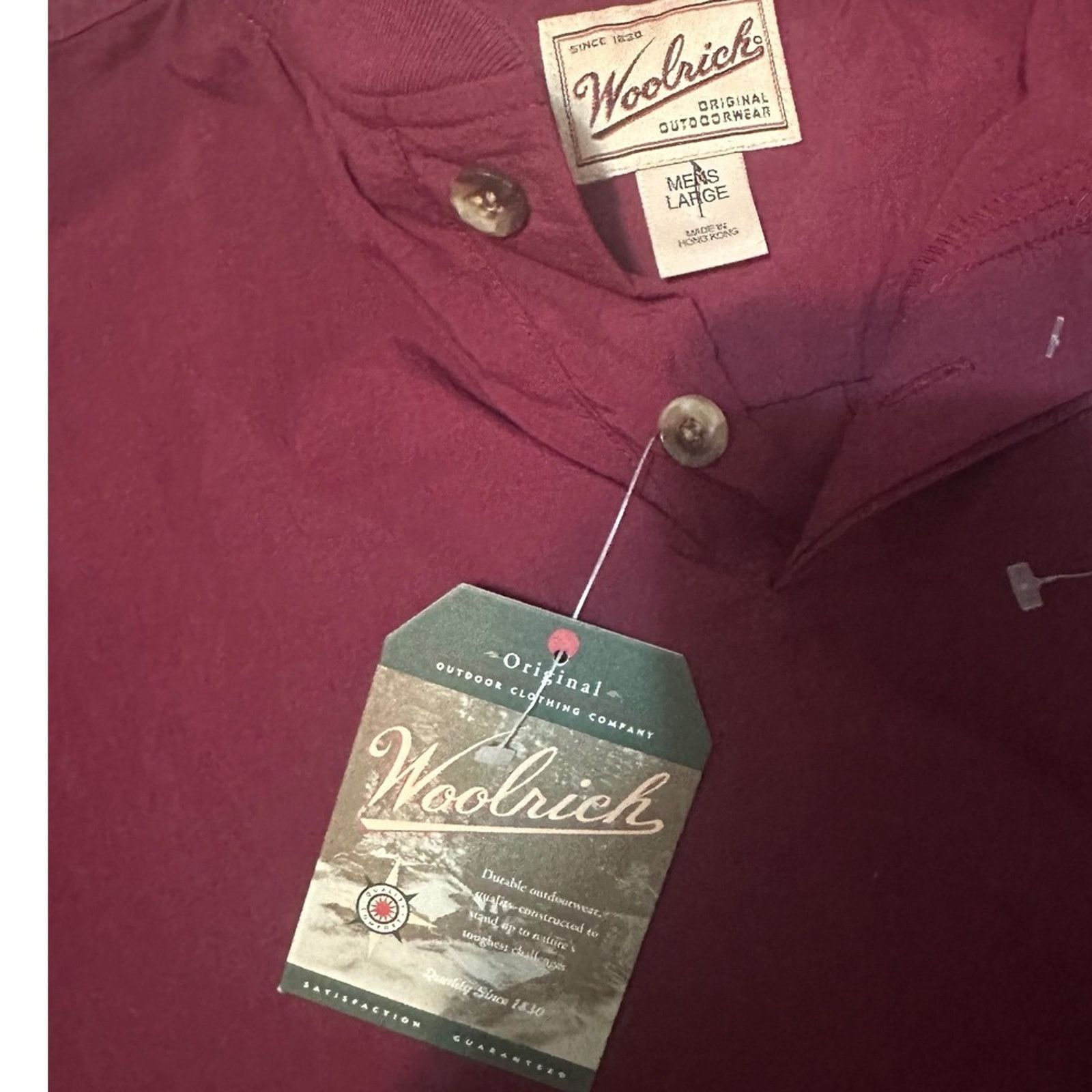 Vintage × Woolrich Woolen Mills Woolrich Men's Large Pullover Jacket Lightweight Outdoor Size US L / EU 52-54 / 3 - 2 Thumbnail