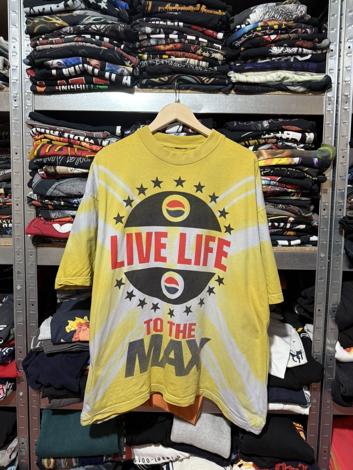 Vintage Vintage 90s Pepsi Cola Live Life To The Max Retro T-Shirt Size US XXL / EU 58 / 5 - 1 Thumbnail