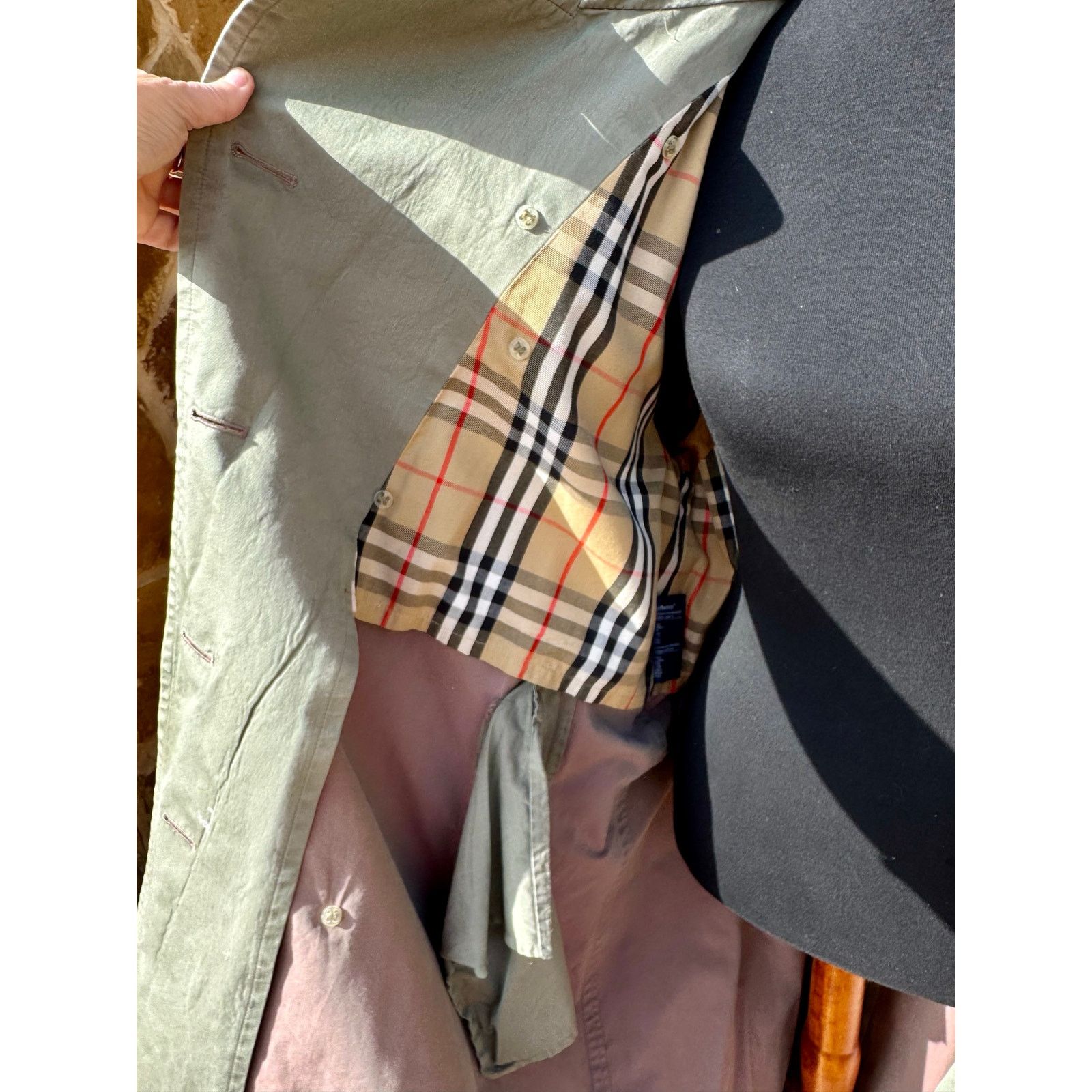 Burberry Burberrys Men's Trench Coat Iconic Vintage 100% Cotton Size US XL / EU 56 / 4 - 8 Thumbnail
