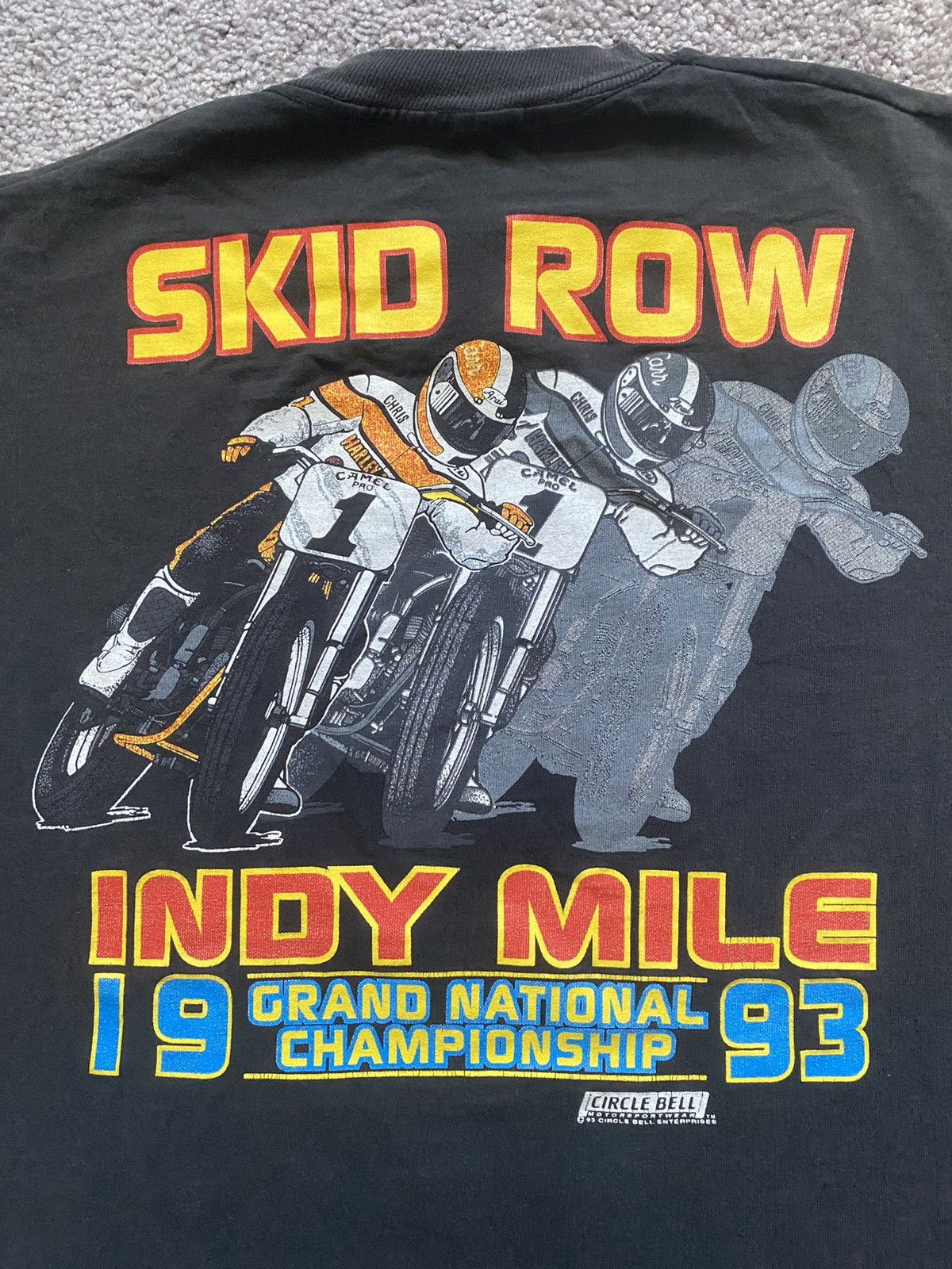 Harley Davidson × Vintage Vintage Motocross Tee Shirt Size US XL / EU 56 / 4 - 5 Thumbnail