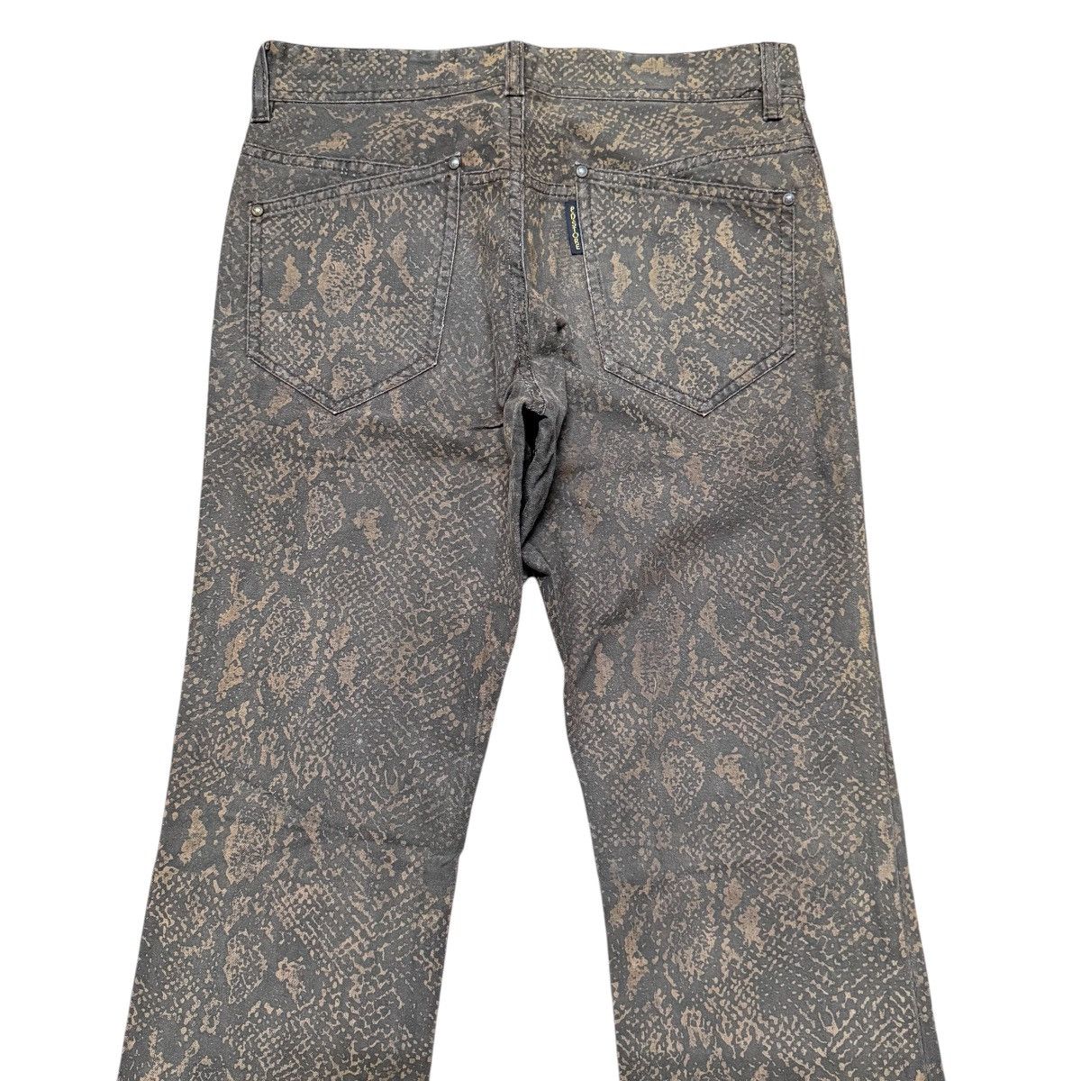 Hysteric Glamour Japanese Brand PAZZO Denim Printed Snake Skin Size US 29 - 5 Thumbnail