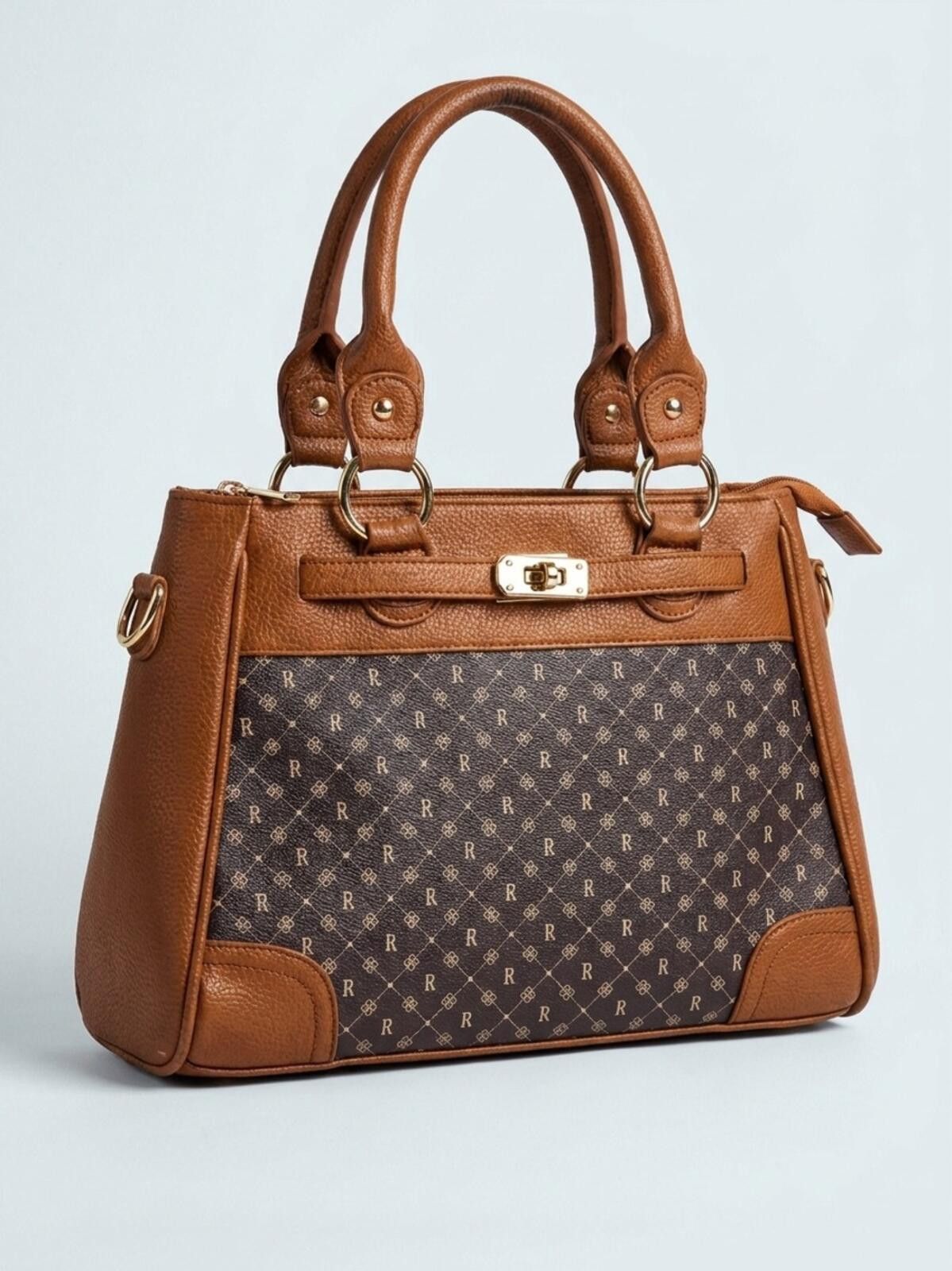 Other Classic Monogram Satchel Handbag in Cognac Brown Size ONE SIZE - 1 Thumbnail