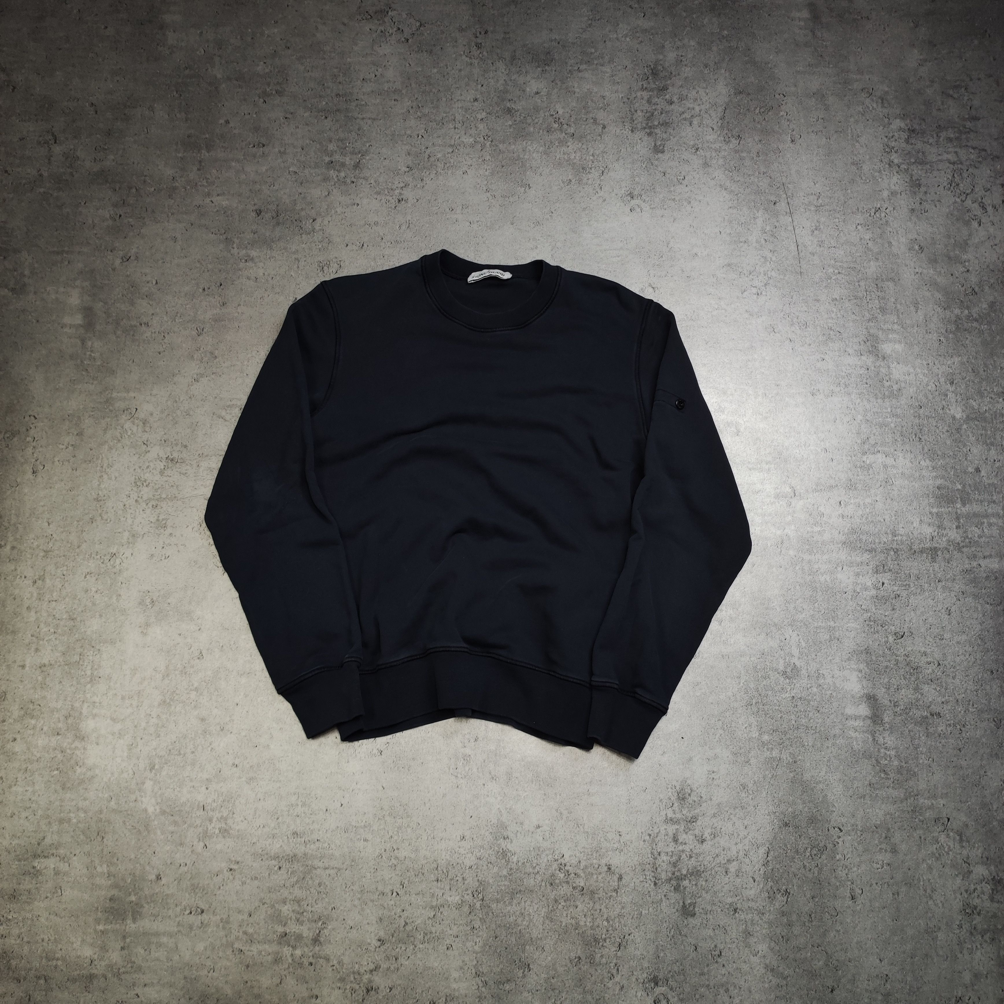 Massimo Osti × Stone Island Stone Island Massimo Osti Dark Navy Classic Sweatshirt Size US S / EU 44-46 / 1 - 1 Thumbnail