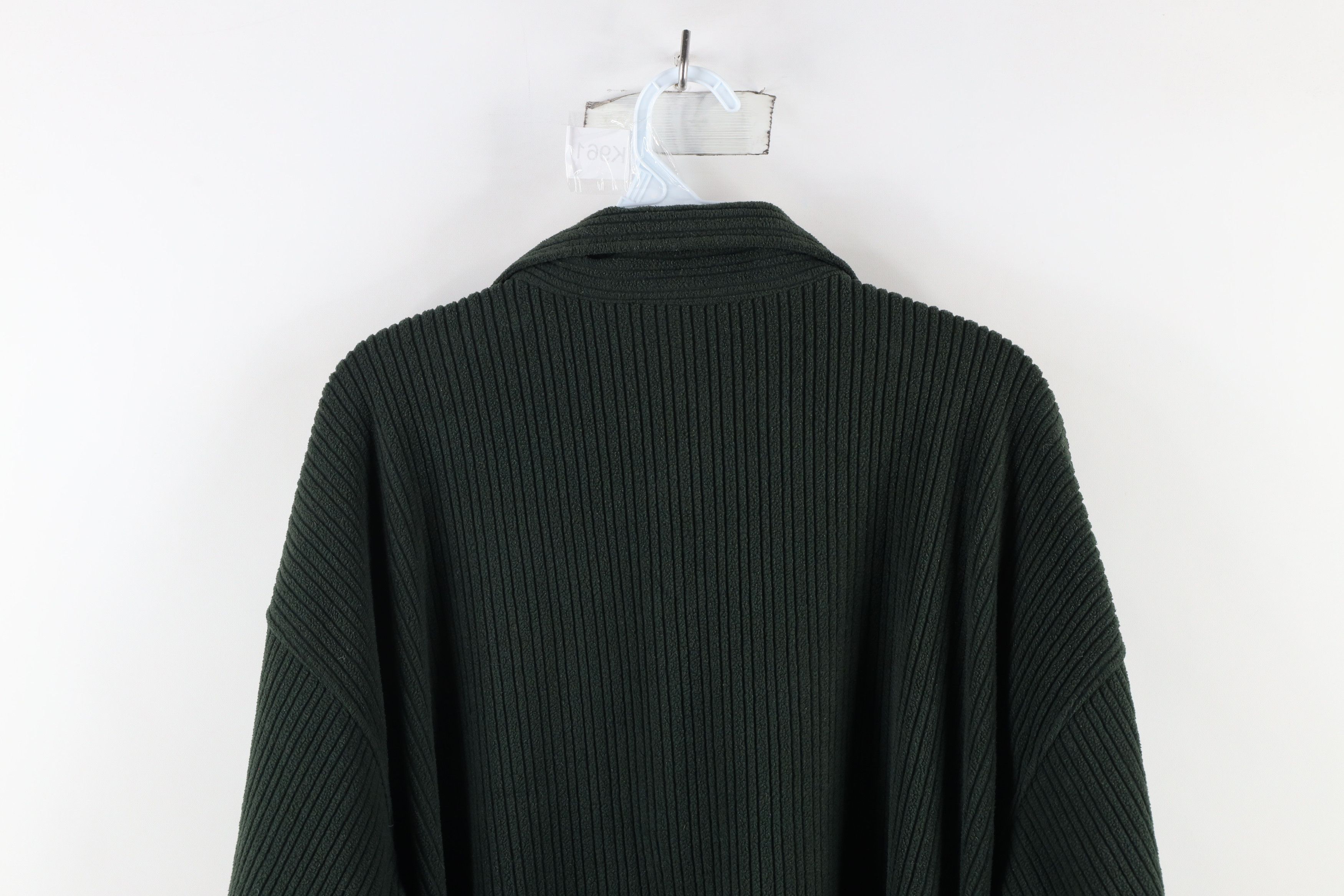 Vintage Vintage 90s Streetwear Ribbed Knit Baggy Collared Sweater Size US L / EU 52-54 / 3 - 9 Thumbnail