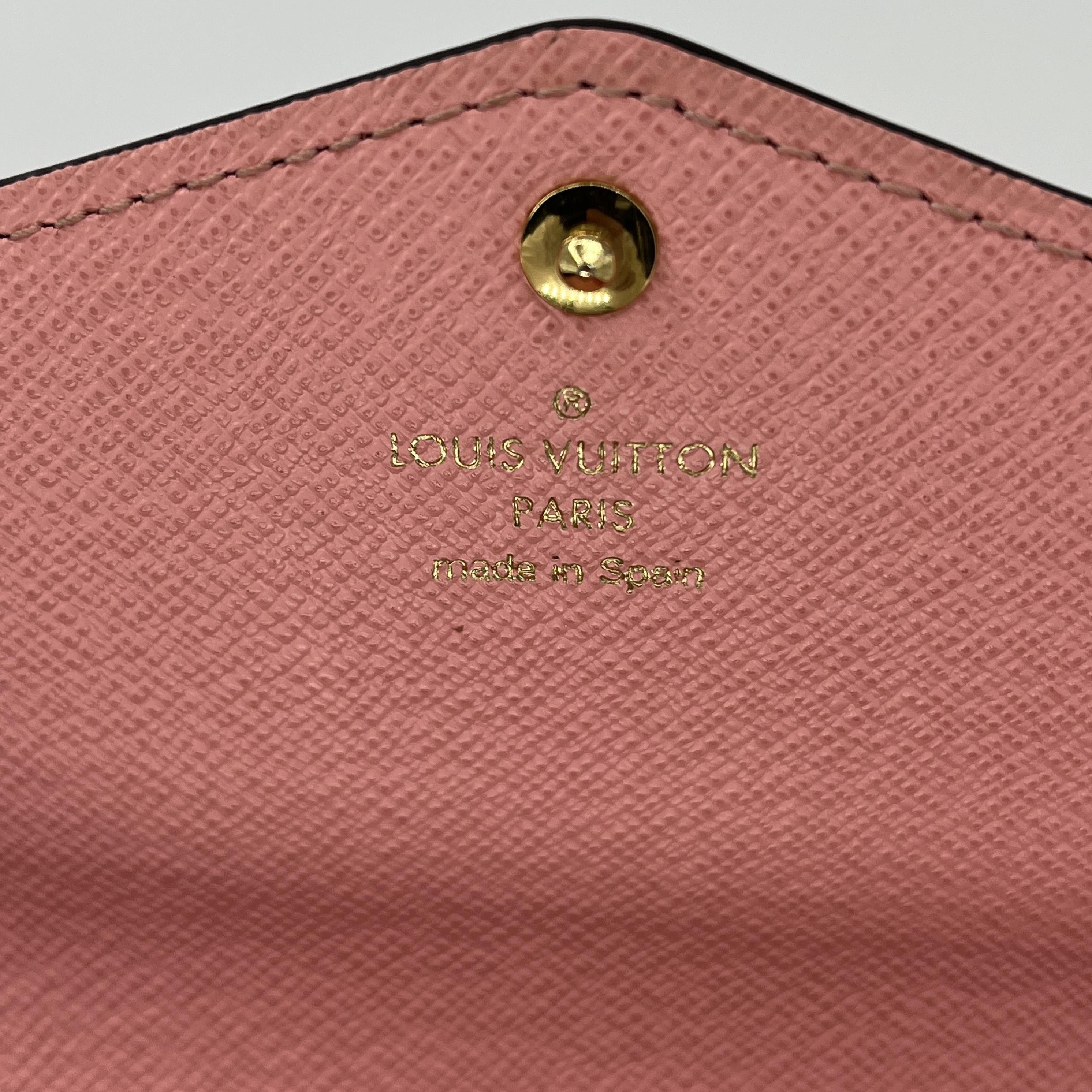 Louis Vuitton Louis Vuitton (LV) Sarah leather snap button printed wallet Size ONE SIZE - 6 Thumbnail