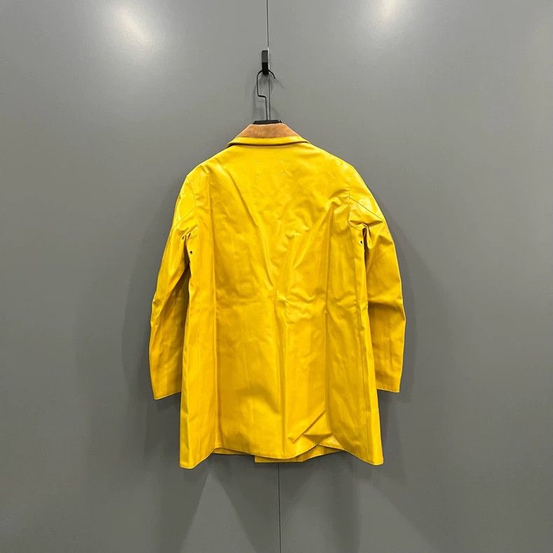 Maison Margiela Maison Margiela Yellow double-breasted coat Size US S / EU 44-46 / 1 - 2 Thumbnail