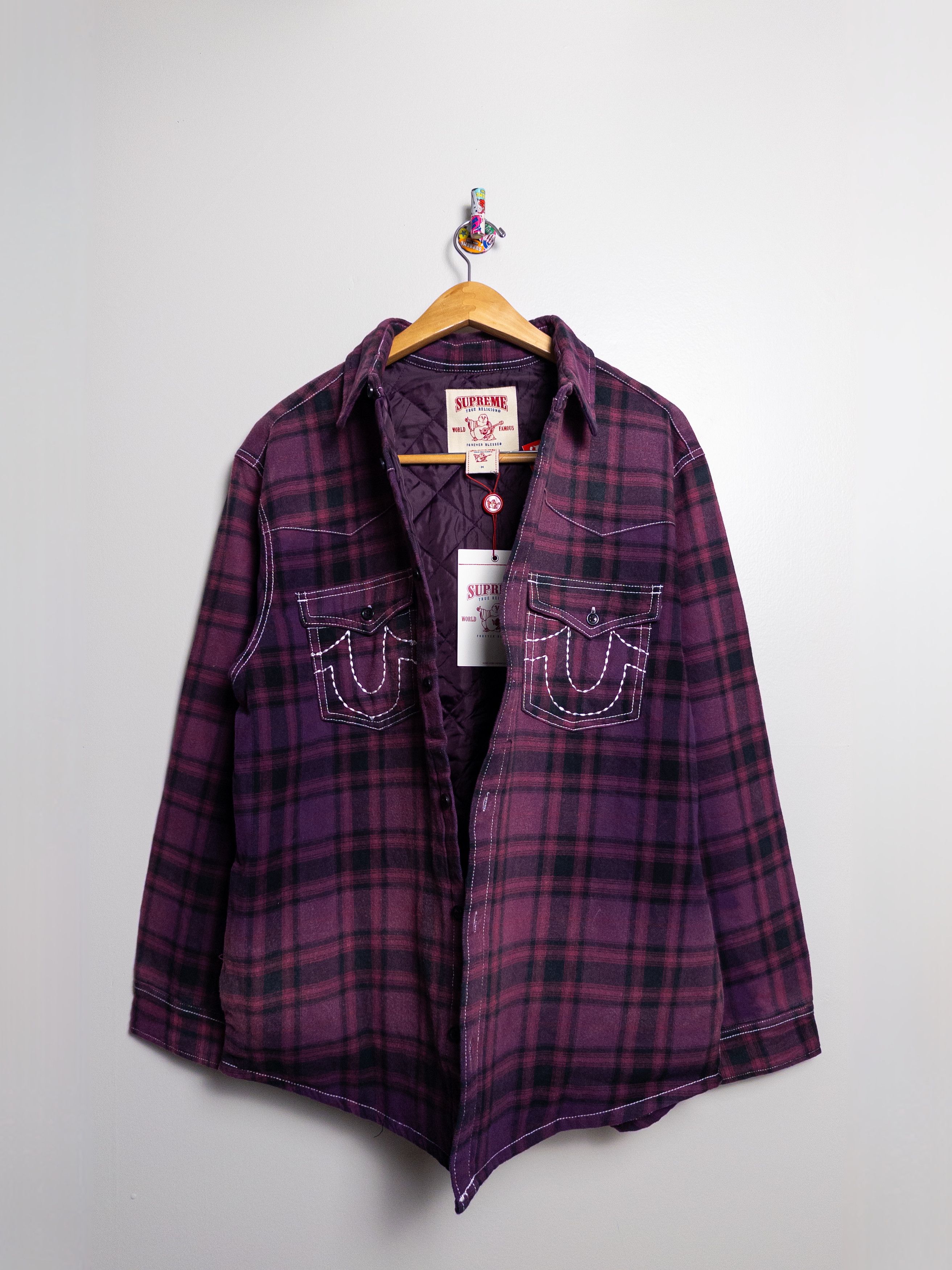 Supreme × True Religion QUILTED FLANNEL Size US M / EU 48-50 / 2 - 3 Thumbnail