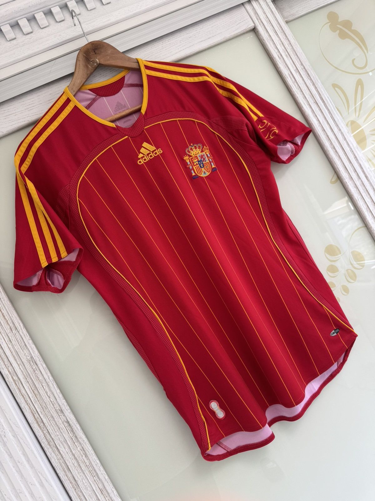 Adidas Vintage Spain 2006-2007 Home Soccer Jersey Football Shirt Size US S / EU 44-46 / 1 - 4 Thumbnail