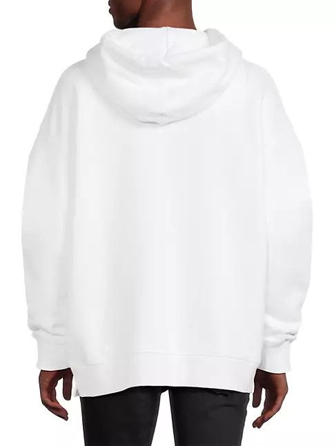Off-White o1w1db10824 From Italy Skate Hoodie in White Size US L / EU 52-54 / 3 - 3 Thumbnail