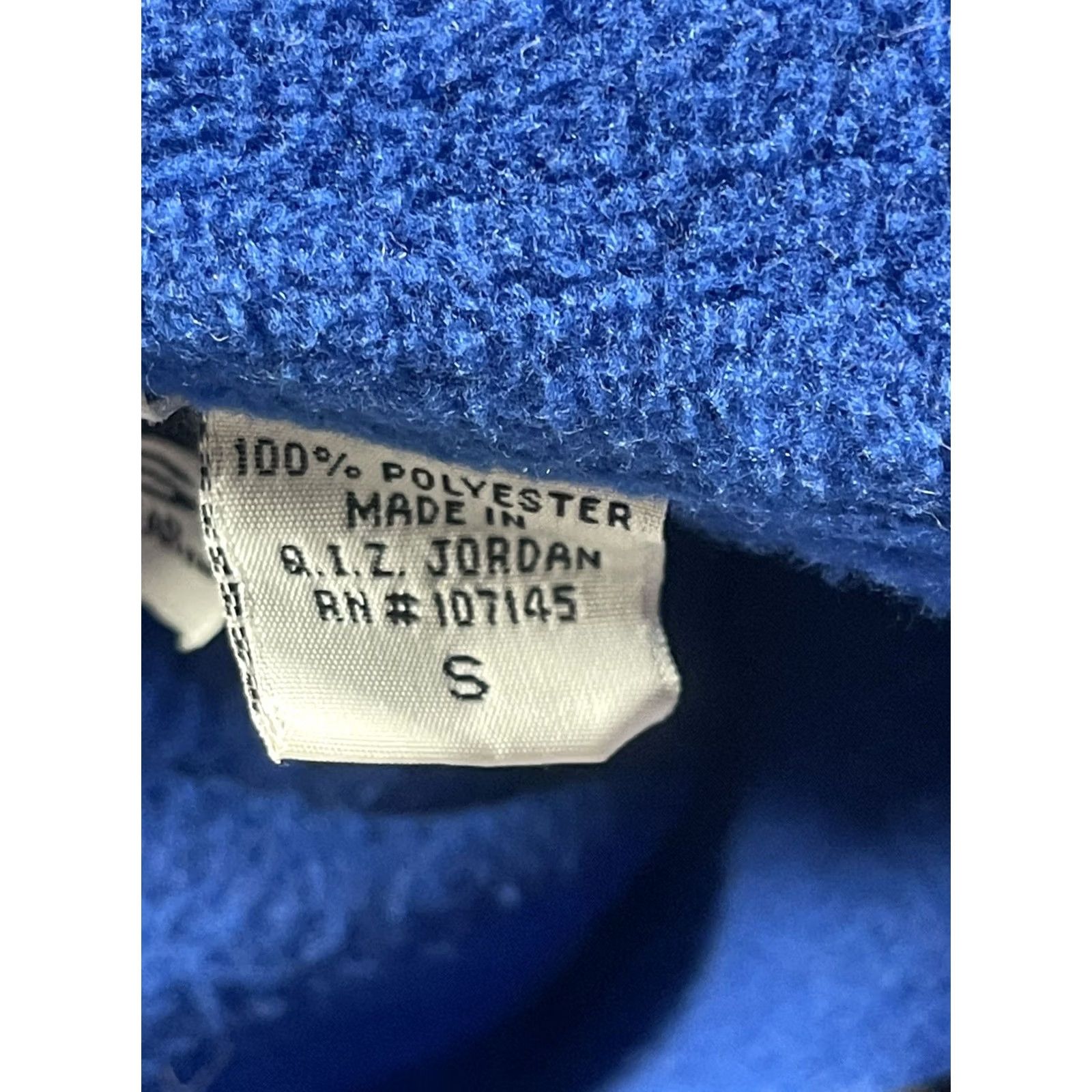 Vintage Rocky Mountain Sportswear Mens S Small Blue 1/4 Zip Fleece Pullover Sweater Size US S / EU 44-46 / 1 - 7 Thumbnail