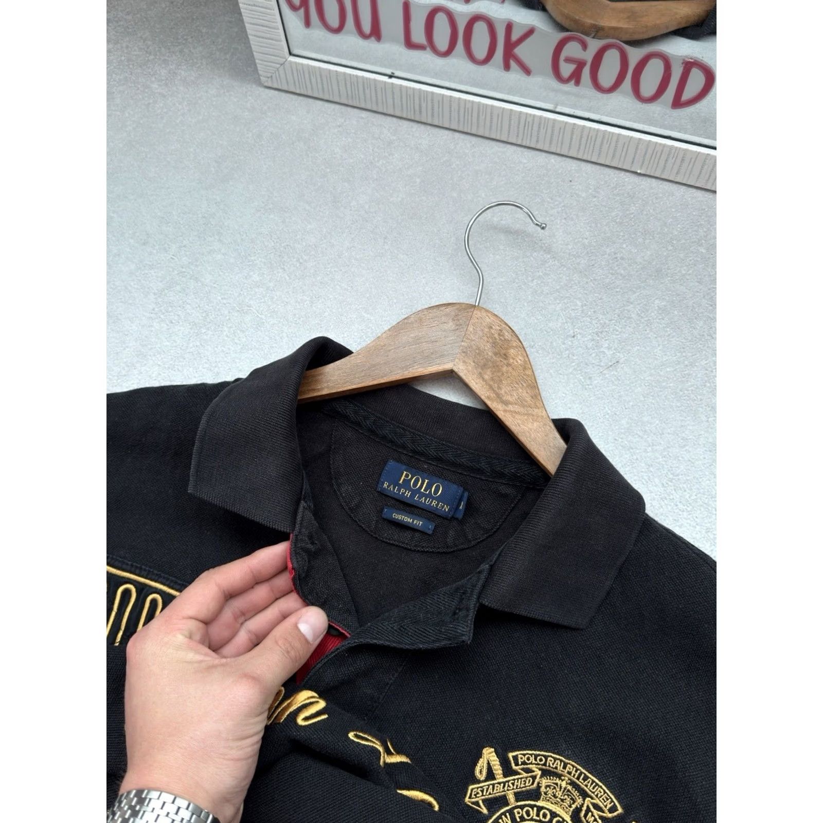 Polo Ralph Lauren VINTAGE Polo Ralph Lauren Big Logo Y2K Challenge Club Polo Black T Shirt XL Men Polo Shirt Black Polo Ralph Lauren 90s Logo Streetwear Mens Size US XL / EU 56 / 4 - 7 Thumbnail