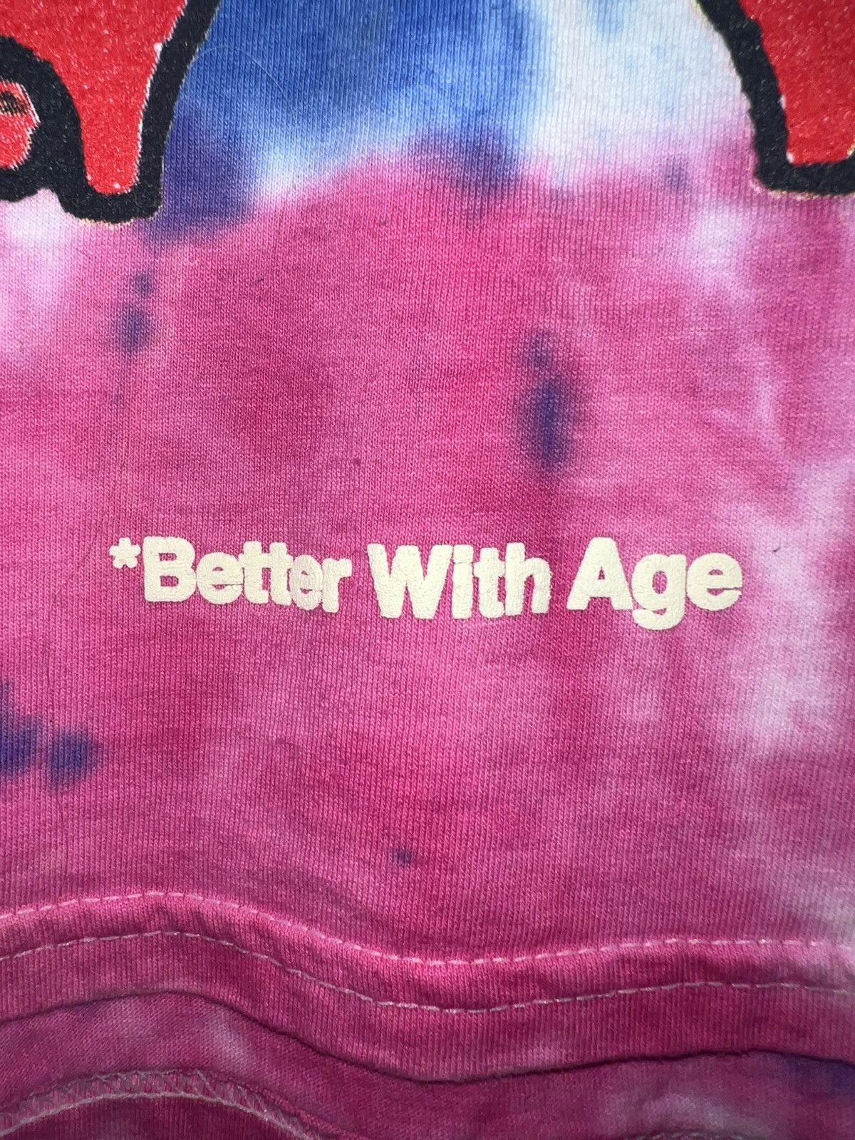 Better With Age Better With Age Frizzle Tie-Dye Pink Tee Size US XXL / EU 58 / 5 - 4 Thumbnail