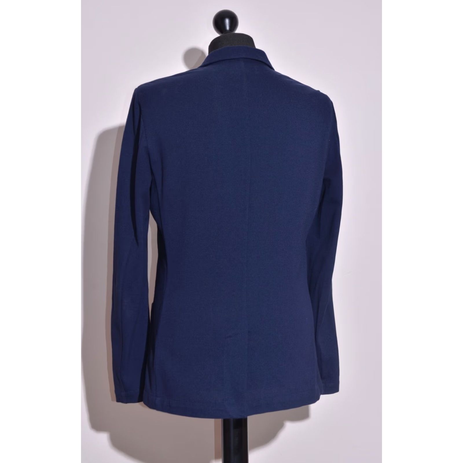 Vintage FALCONERI Men's Lightweight Blazer Jacket Cotton Navy Blue with Pockets 50 / M Blazer Jacket Mens Cotton Navy Blue Pockets 50 M Size 50R - 5 Thumbnail