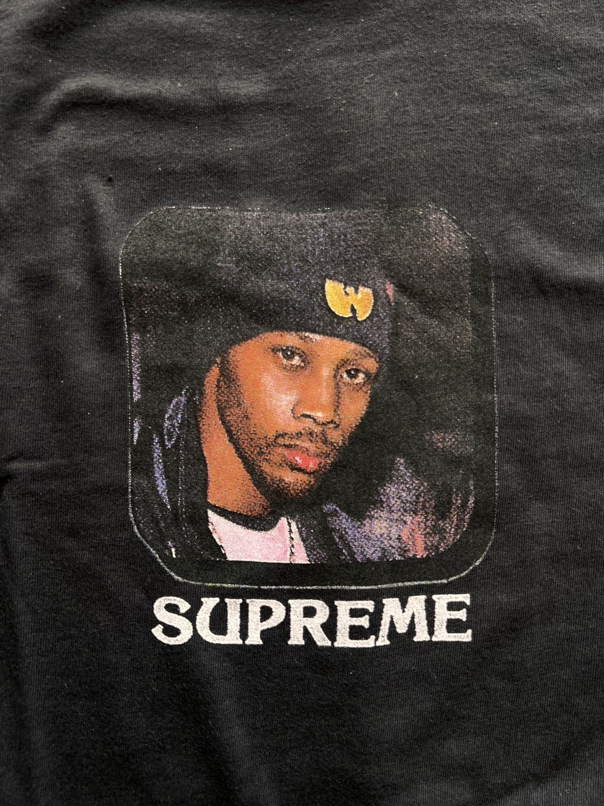 Supreme Supreme x Wu-Tang “Protect Ya Neck” Photo Tee Black yellow Size US XL / EU 56 / 4 - 12 Thumbnail