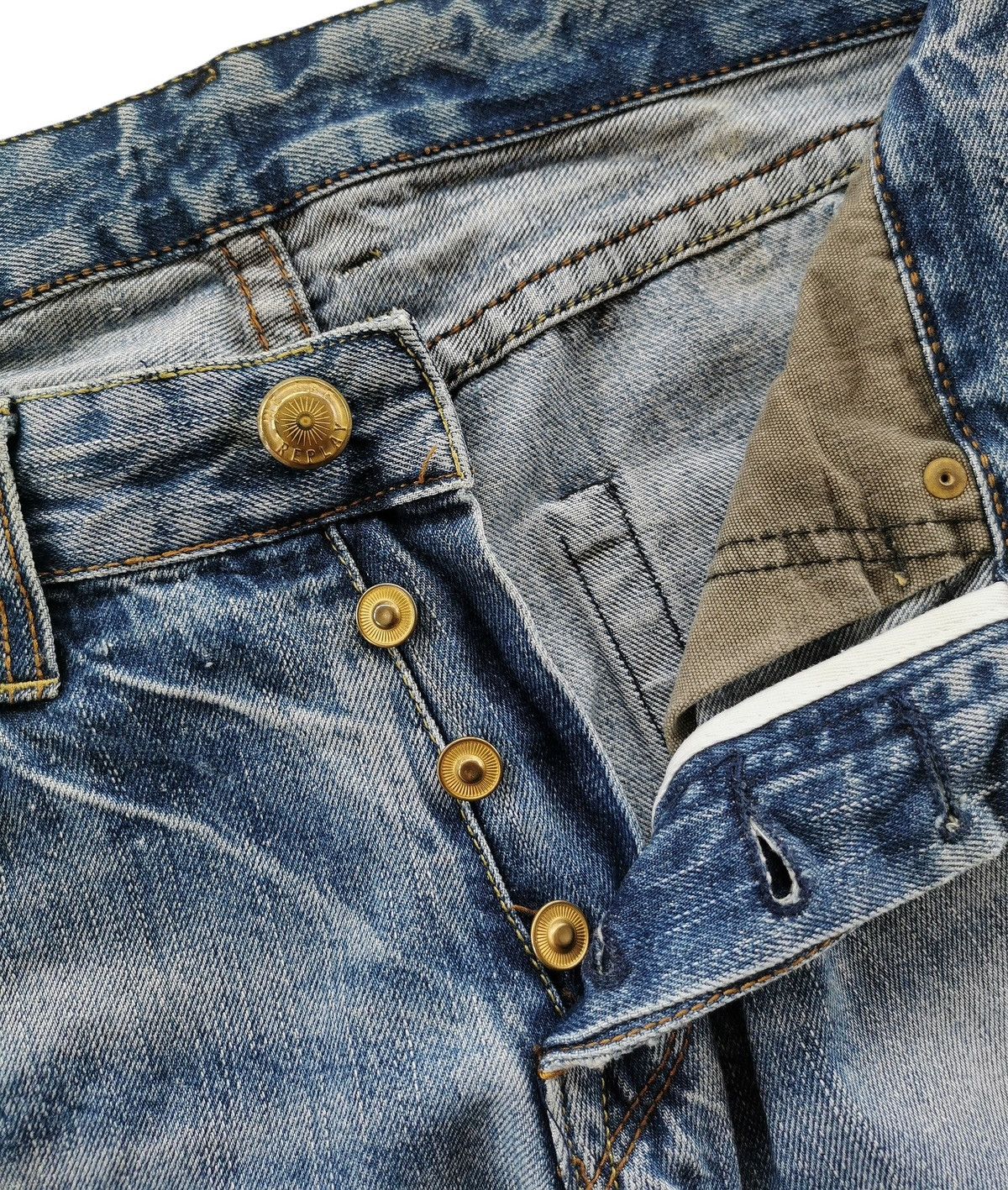 Replay Vintage Replay Distressed Denim Jeans ♦️ 31x34.5 Size US 31 - 10 Thumbnail