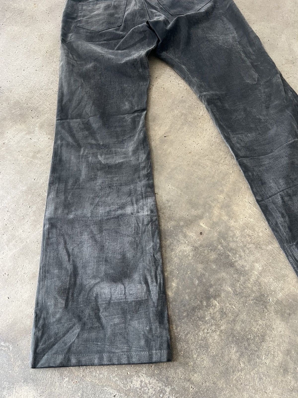Nicole Club Vintage Y2K Nicole Monsieur Archival Waxed Cotton Pants Size US 32 / EU 48 - 17 Thumbnail