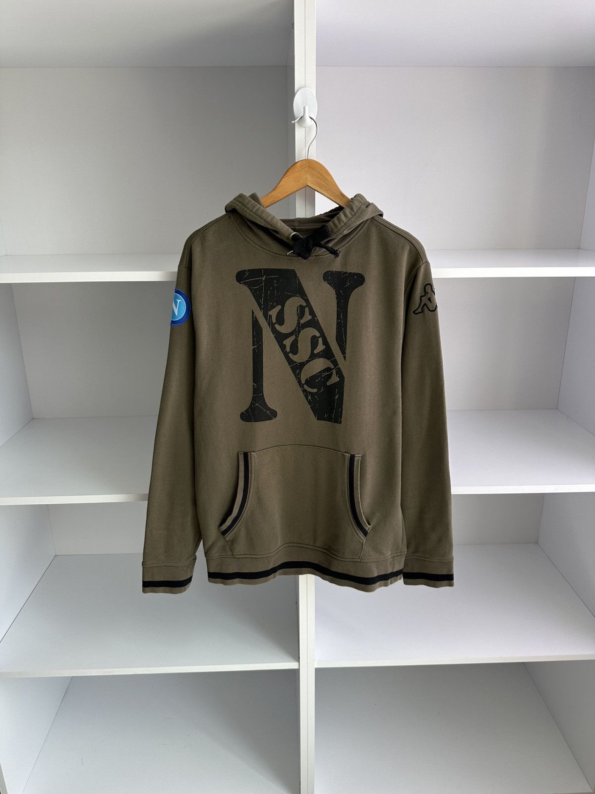 Vintage Kappa Napoli Football Club Big Logo Hoodie