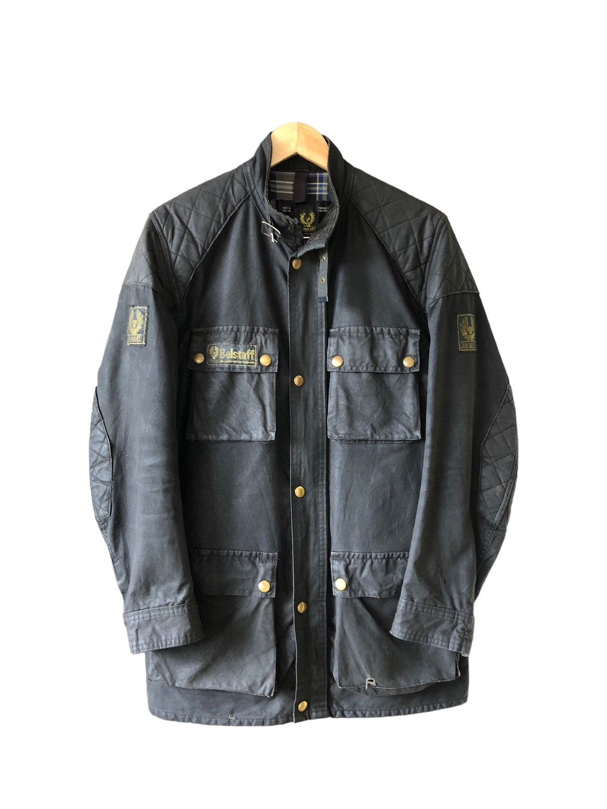 Vintage Belstaff Distressed Trialmaster Waxed Jacket