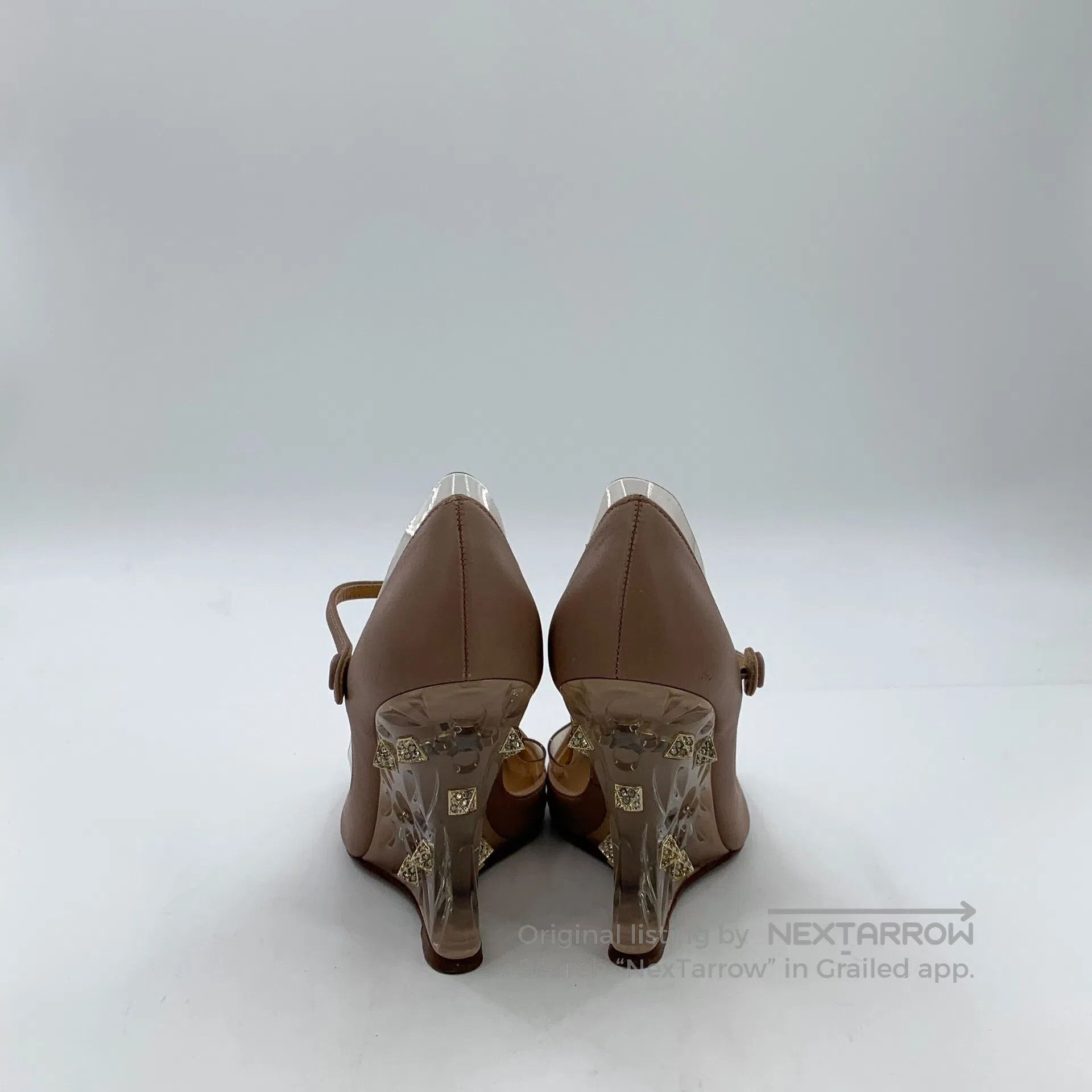 Valentino Valentino Color Blocked Transparent Stud Design Round Toe Size US 4.5 / IT 34.5 - 4 Thumbnail