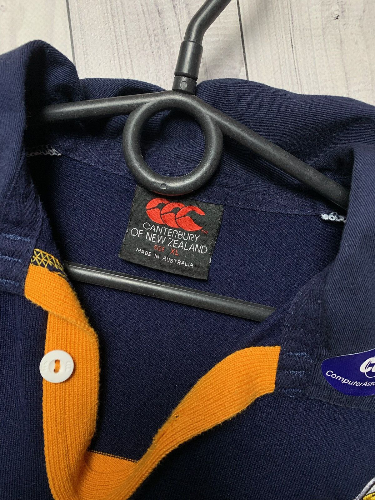Canterbury of New Zealand Vintage Rugby jersey Brumbies Canterbury size XL logo Size US XL / EU 56 / 4 - 3 Thumbnail