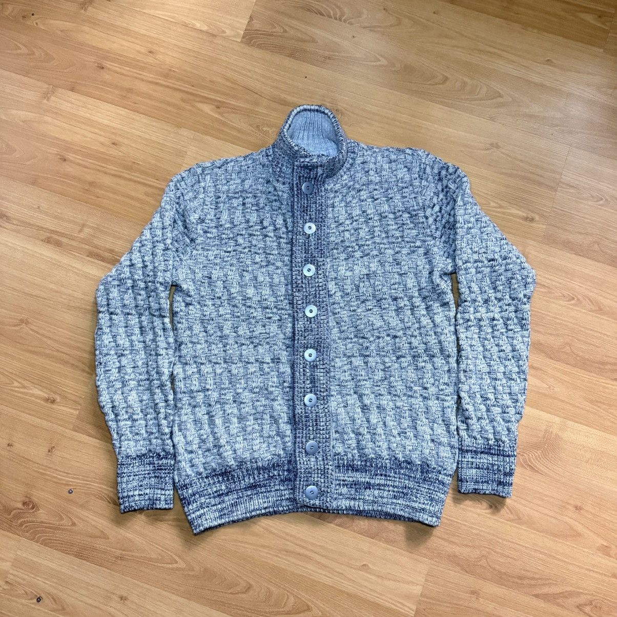 S.N.S. Herning S.N.S Herning Rare Heavy Knitted Pure Wool Sweater Cardigan Size US M / EU 48-50 / 2 - 2 Thumbnail
