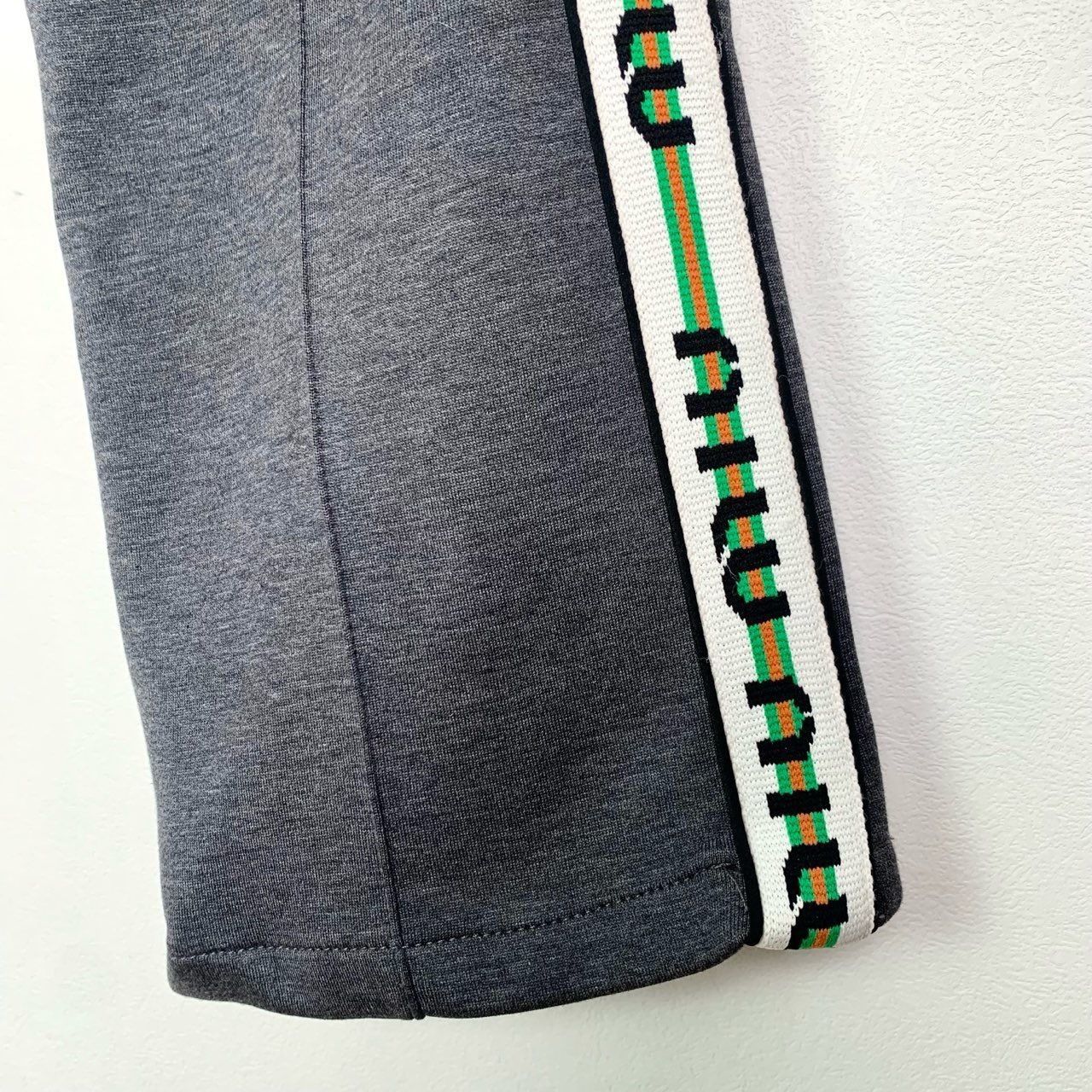 Miu Miu Miu Miu Womens Dark Grey Logo Striped Casual Pants Size 36 M Size 36" / US 14 / IT 50 - 5 Thumbnail