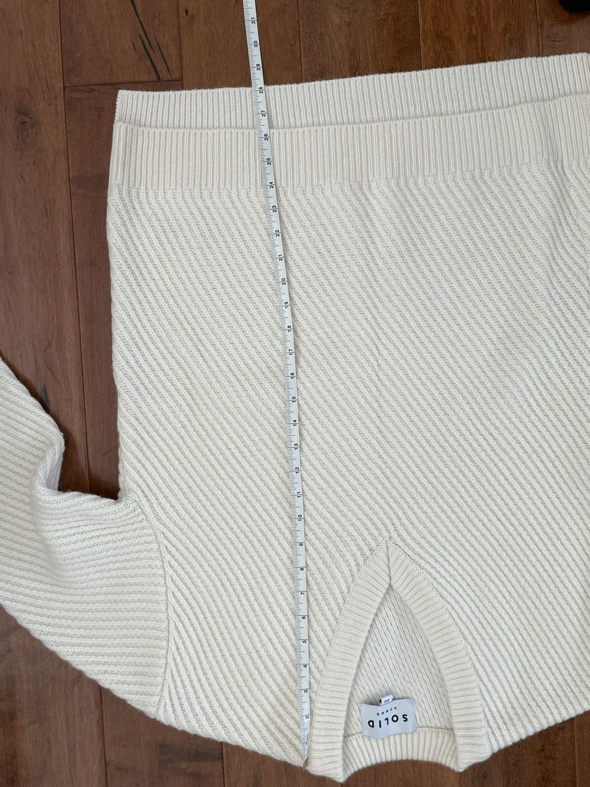 Solid Homme Solid Homme White Sweater V Neck Size US S / EU 44-46 / 1 - 3 Thumbnail
