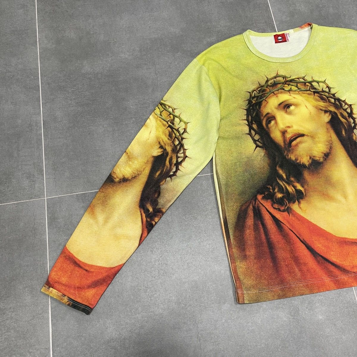 Other Jesus Christ All Over Print Long Sleeve Shirt Size S Size US S / EU 44-46 / 1 - 5 Thumbnail
