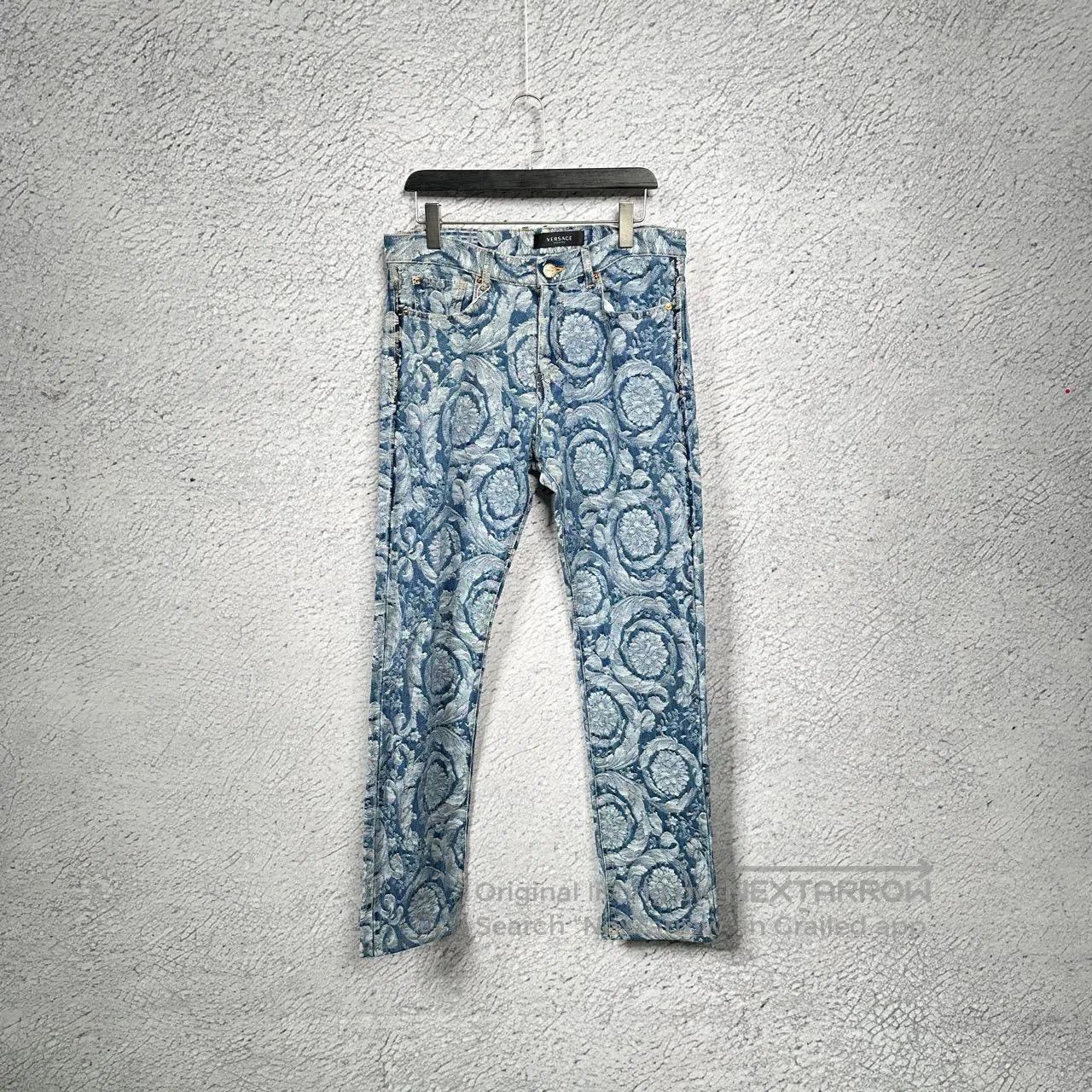 Versace versace embroidered floral denim pants size 29. Size US 29 - 1 Thumbnail