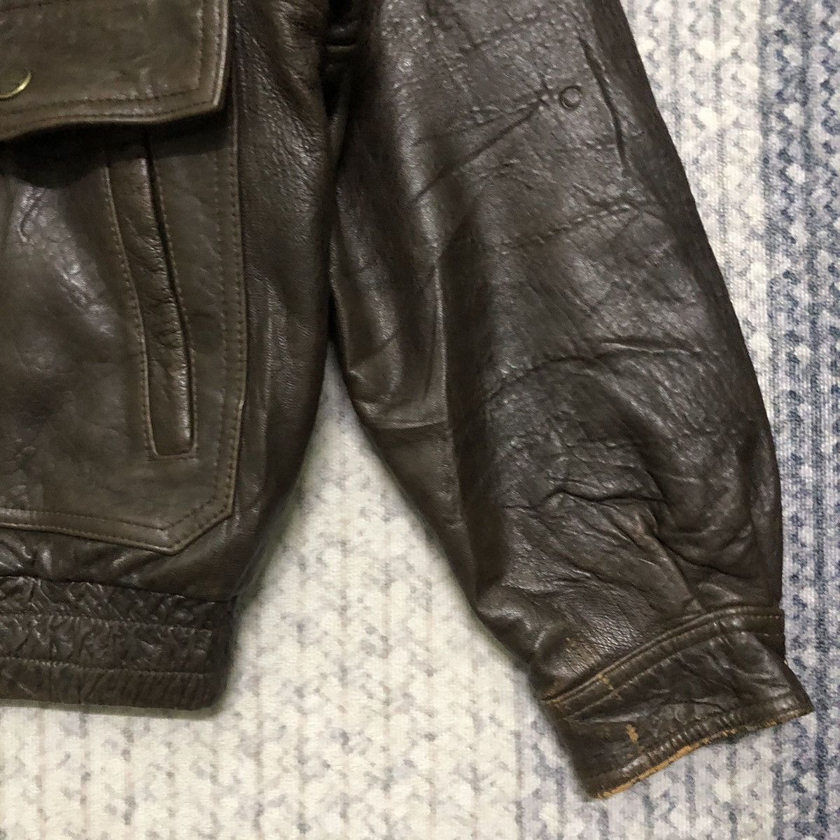 Harley Davidson Rare Distressed Vintage Harley Davidson Leather Jacket Size US L / EU 52-54 / 3 - 5 Thumbnail