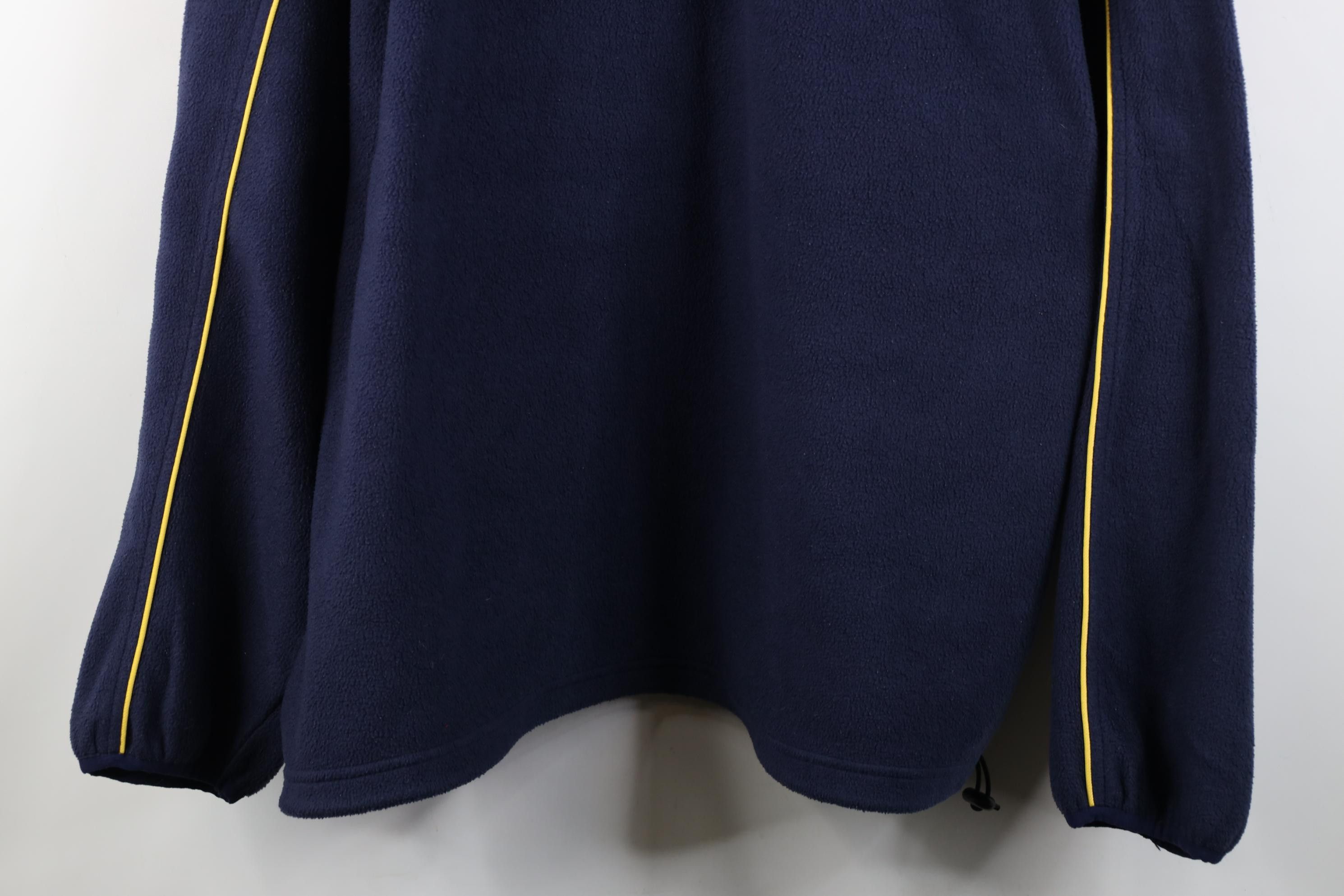 Reebok Vintage Reebok University of Michigan 1/4 Zip Fleece Sweater Size US XXL / EU 58 / 5 - 3 Thumbnail