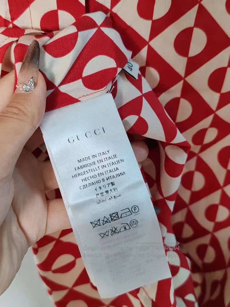 Gucci Gucci Mulberry silk shirt Size US XXS / EU 40 - 4 Thumbnail