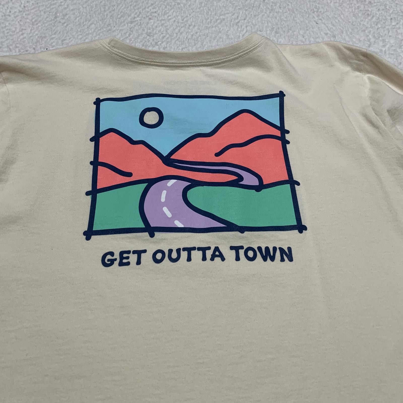 Life is Good Life is Good Women's XXL Beige Long Sleeve Graphic Tee Size XXL / US 16-18 / IT 52-54 - 5 Thumbnail