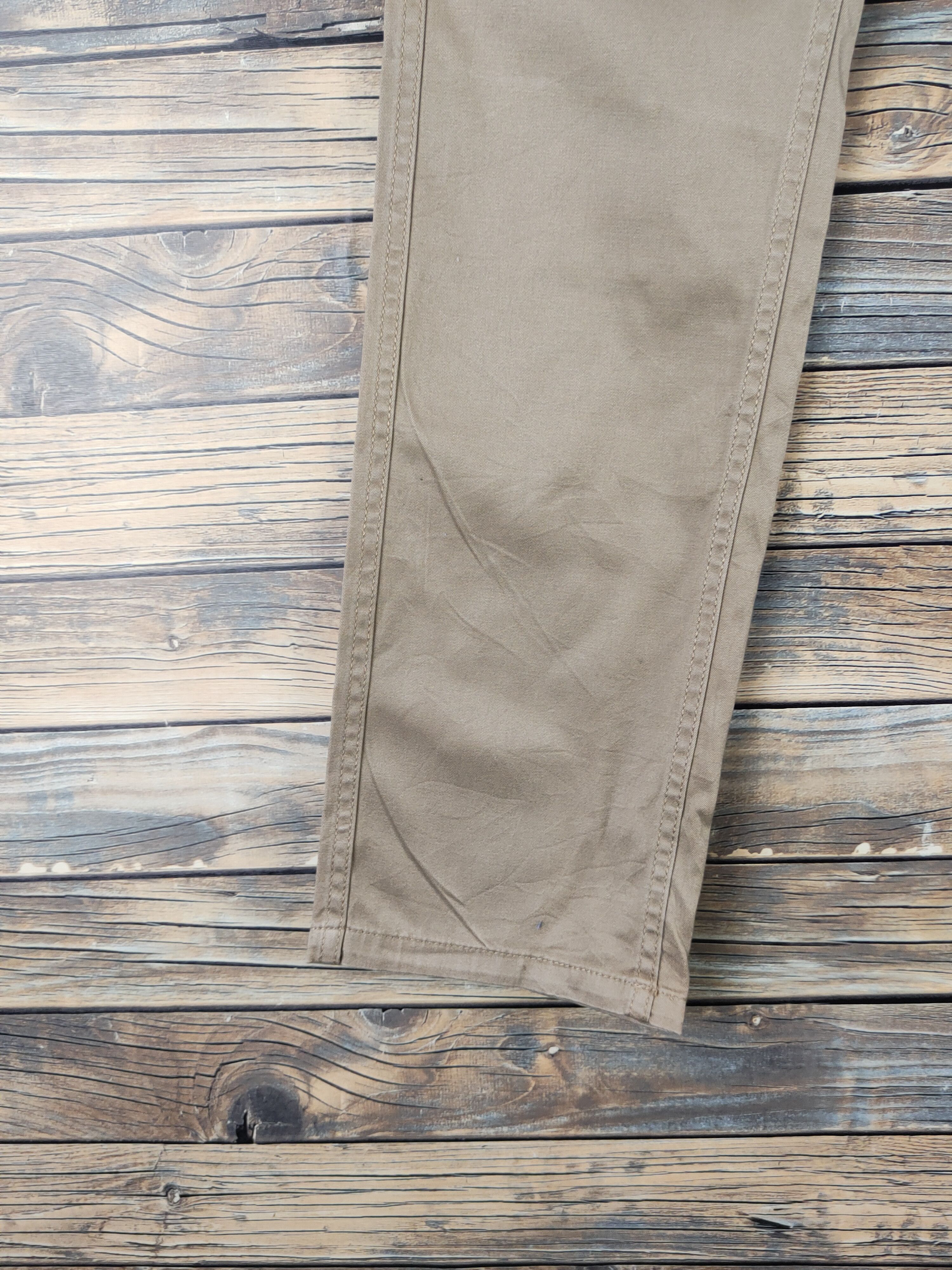 Japanese Brand DL Shuca Global Work Beige Multipocket Cargo Pants #2377 Size US 28 / EU 44 - 4 Thumbnail