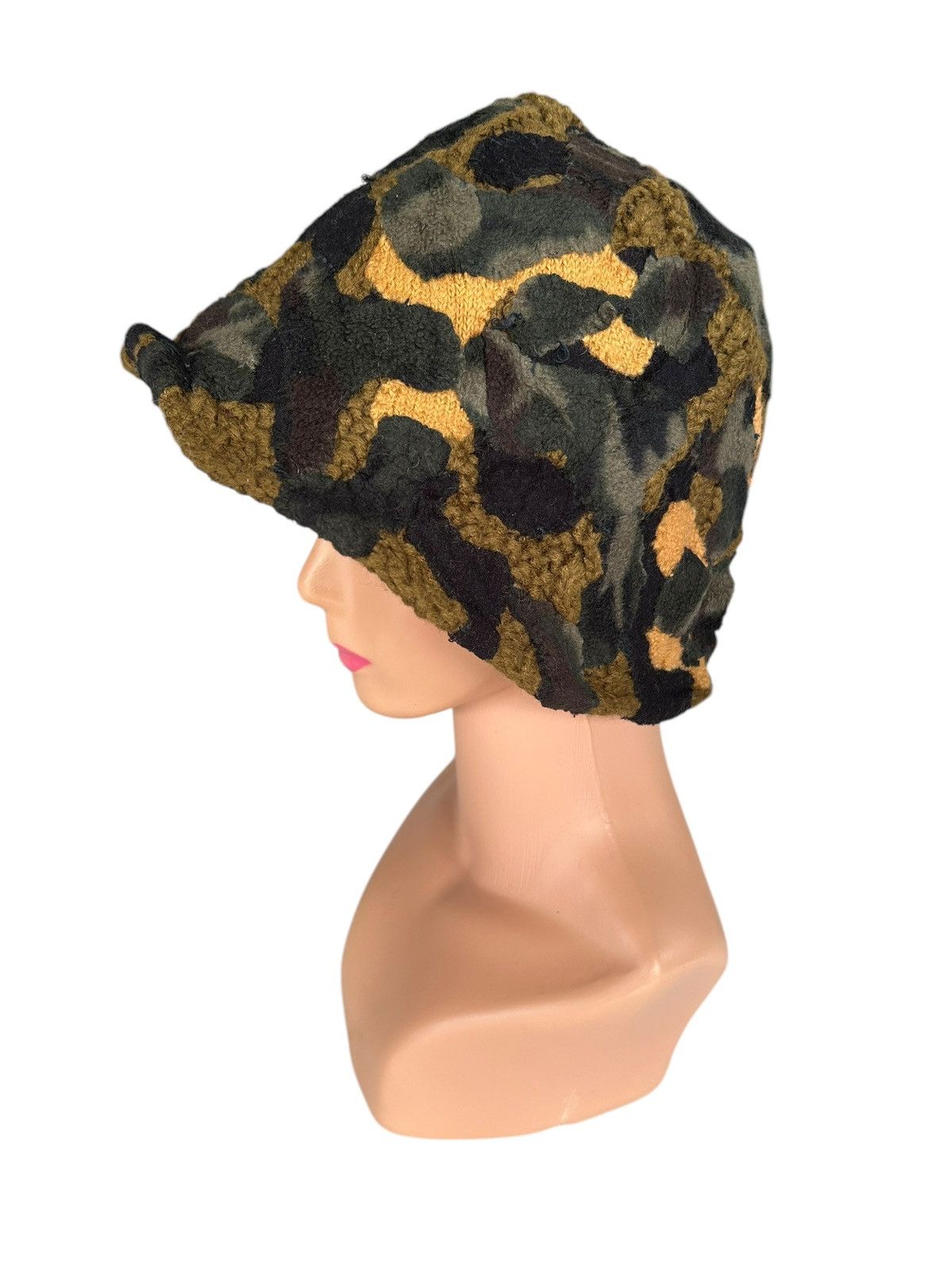 Japanese Brand × Kapital × Vintage Very Rare Japanese Style Custom made knitt Bucket Hats Size ONE SIZE - 3 Thumbnail
