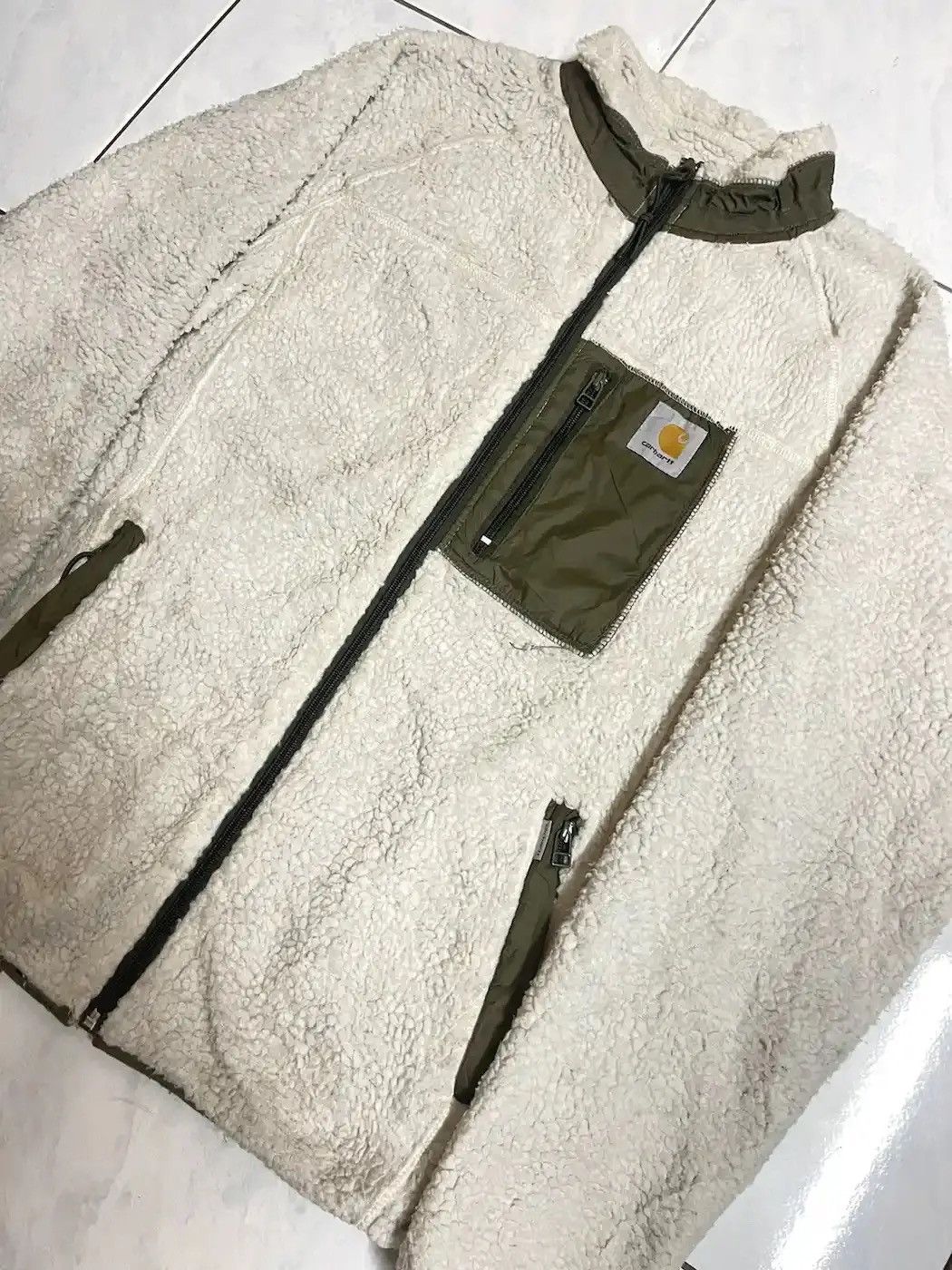 Carhartt Carhartt Work In Progress Retro Style Fleece Jacke Size US M / EU 48-50 / 2 - 3 Thumbnail