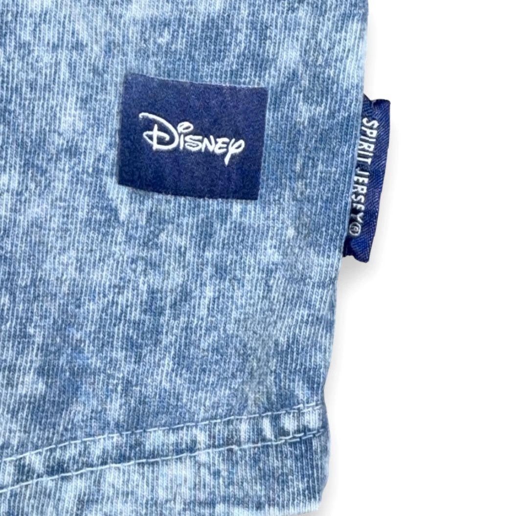 Disney VINTAGE Peter Pan Shirt Disney Parks Spirit Jersey Denim Dye Oversize Blue Large Adult Long Sleeve Crew Neck Cotton Shirt Mens Size US L / EU 52-54 / 3 - 6 Thumbnail