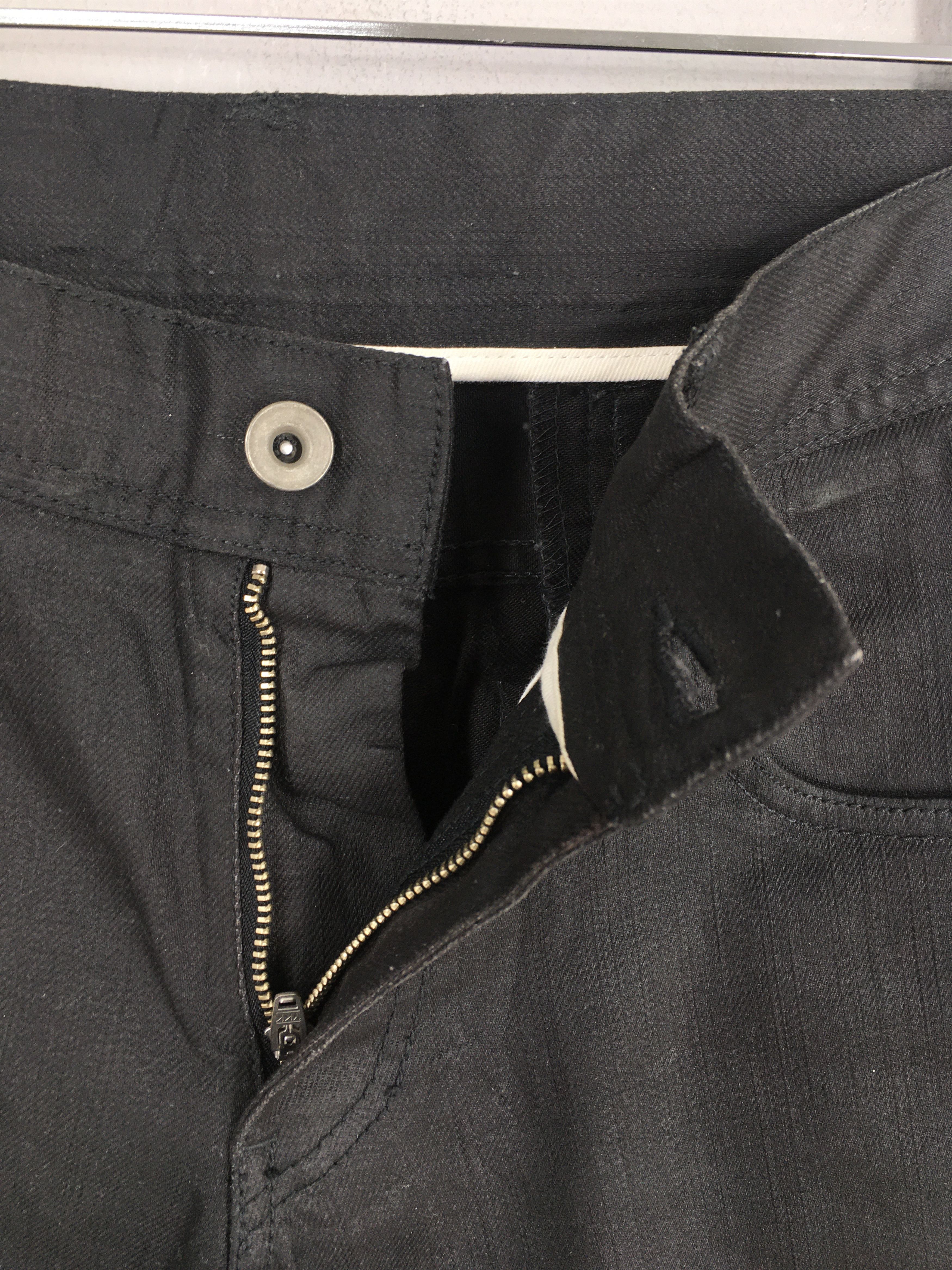Comme des Garcons Size 30x28 Comme Ca Ism Black Denim Japanese Wax Pants S474 Size US 30 / EU 46 - 6 Thumbnail