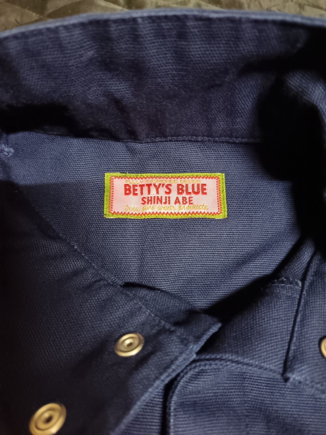 Japanese Brand Betty's Blue Shinji Abe Sukeban Cute Jumpsuit Coveralls Size 25" / US 0 / IT 36 - 6 Thumbnail