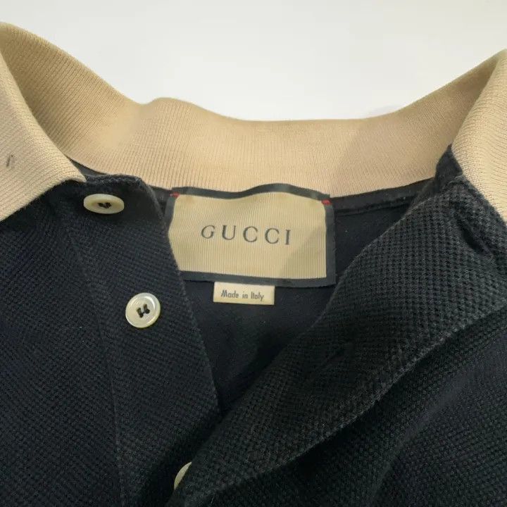Gucci Gucci Gucci Black Interlocking G Stripe Polo Shirt -2506 Size US XS / EU 42 / 0 - 4 Thumbnail