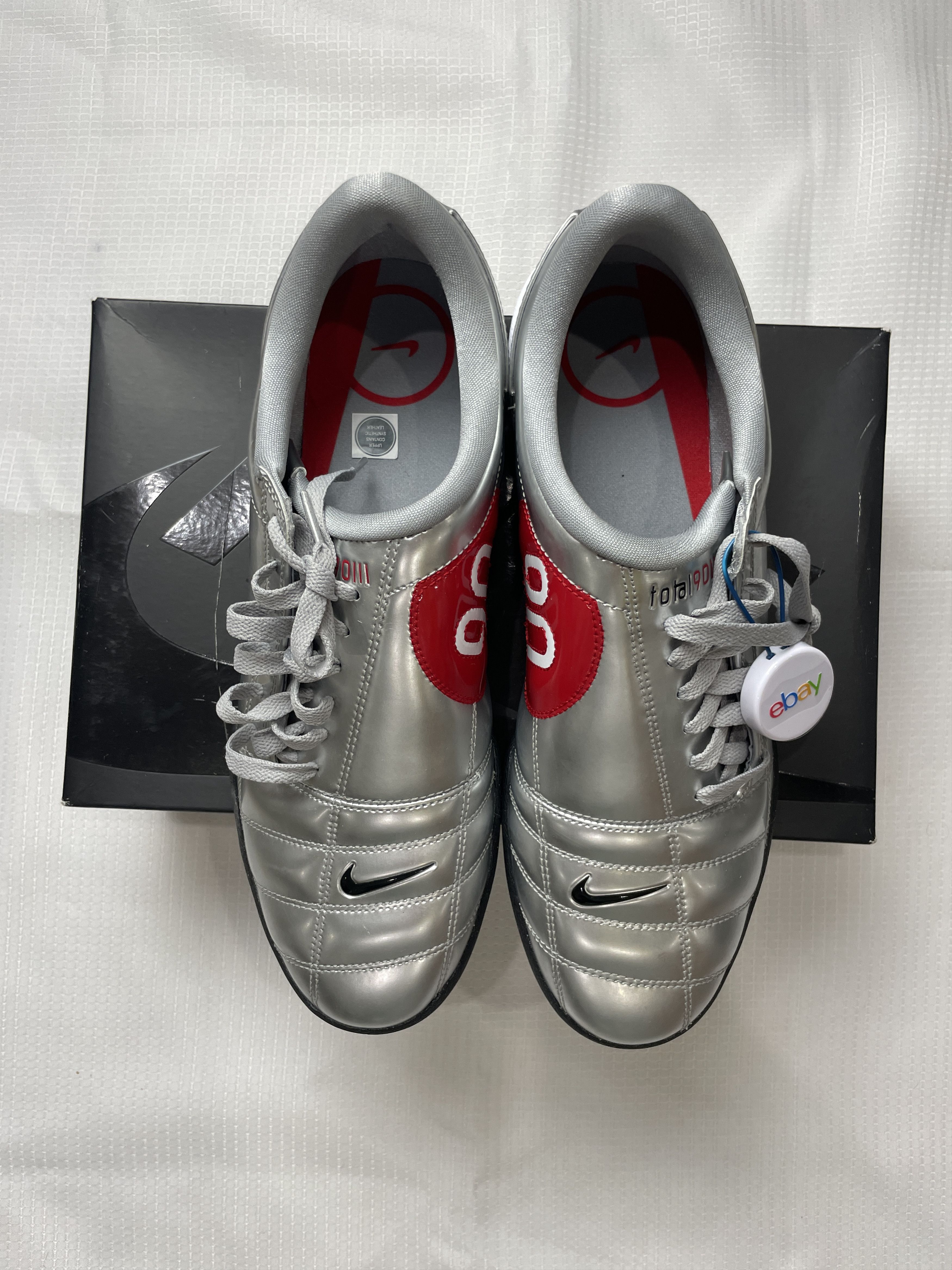 Nike Nike Total 90 3 SP Metallic Silver Red Size 11.5 Size US 11.5 / EU 44-45 - 1 Thumbnail