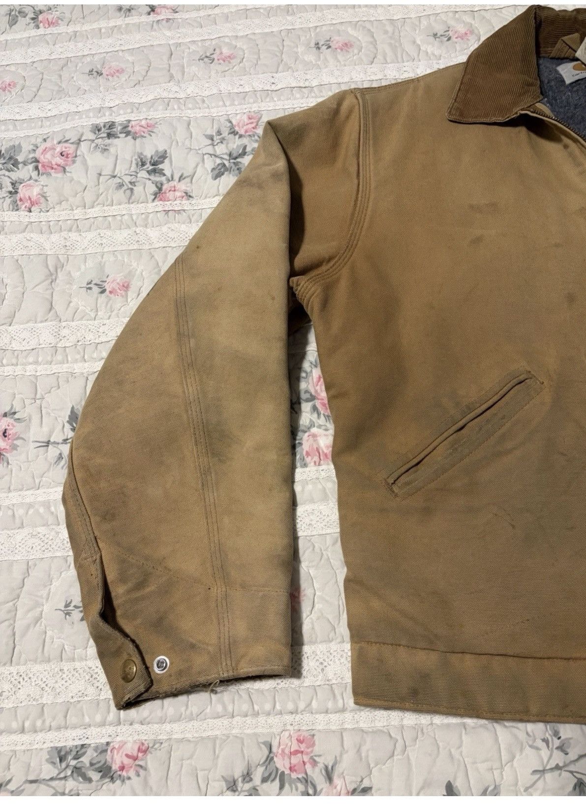 Carhartt Vintage Carhartt 6 BLJ tan detroit canvas blanket lining Size US S / EU 44-46 / 1 - 2 Thumbnail
