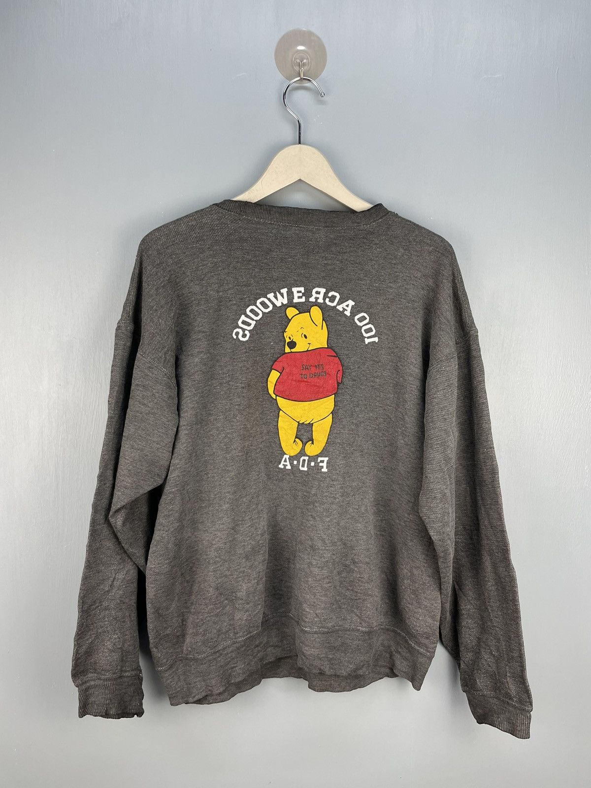 Cartoon Network Vintage 90s 100 Acre Woods FDA winnie the pooh sweatshirt Size US L / EU 52-54 / 3 - 2 Thumbnail