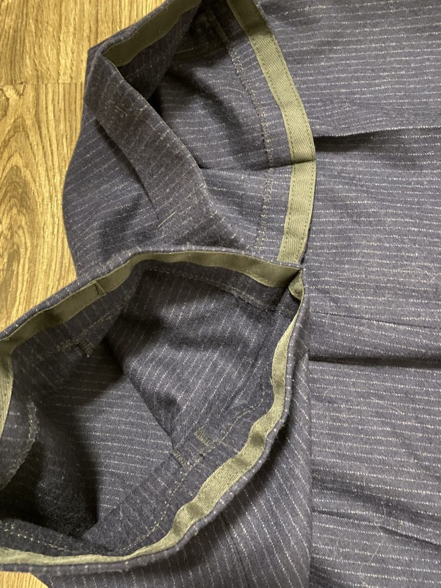 Cesare Attolini Sartoria Attolini Napoli 3 piece Wool Stripe Suit Size: 55 Size 44R - 17 Thumbnail