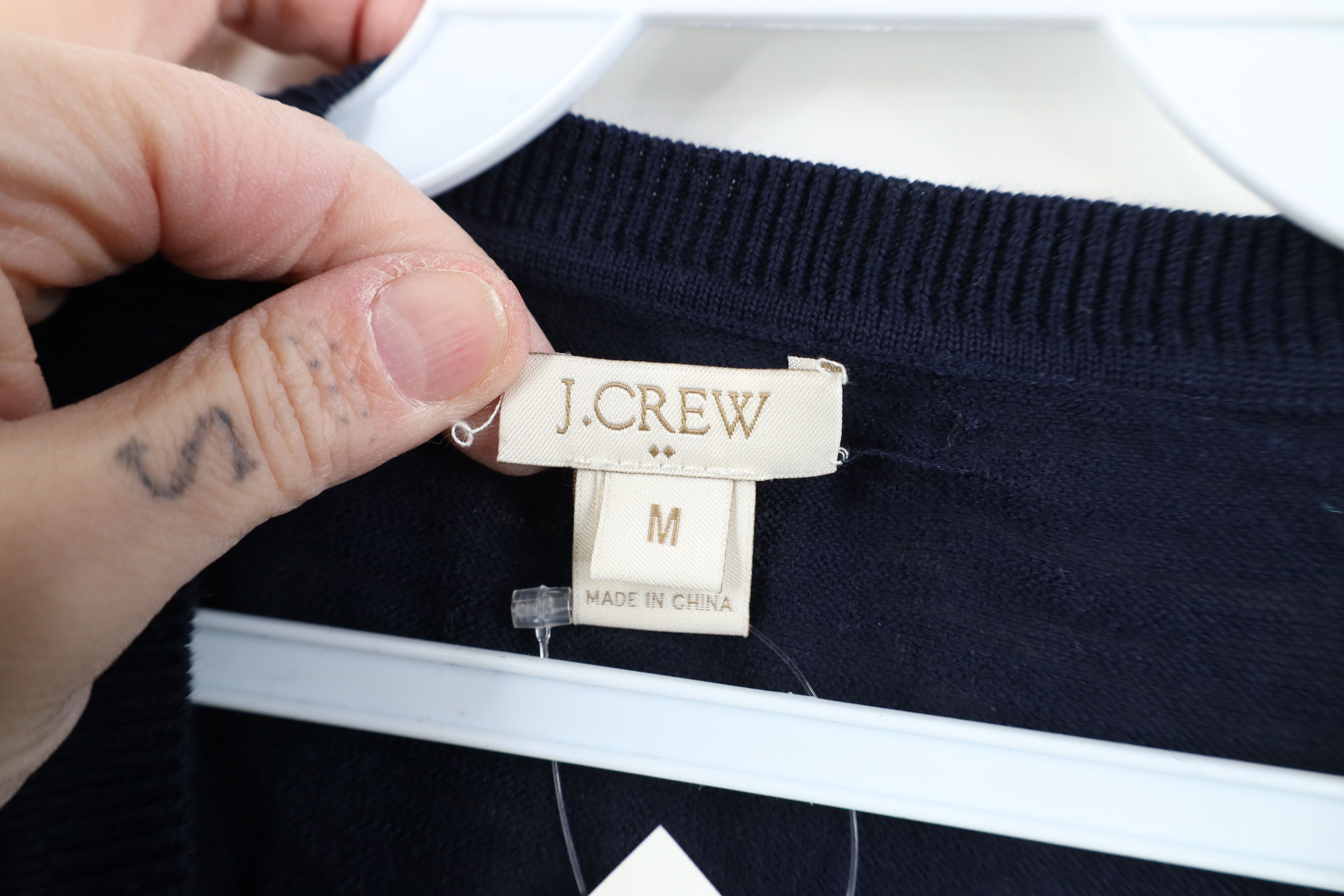 J.Crew Deadstock Vintage Y2K J Crew Cotton Knit 3/4 Sleeve Sweater Size M / US 6-8 / IT 42-44 - 5 Thumbnail
