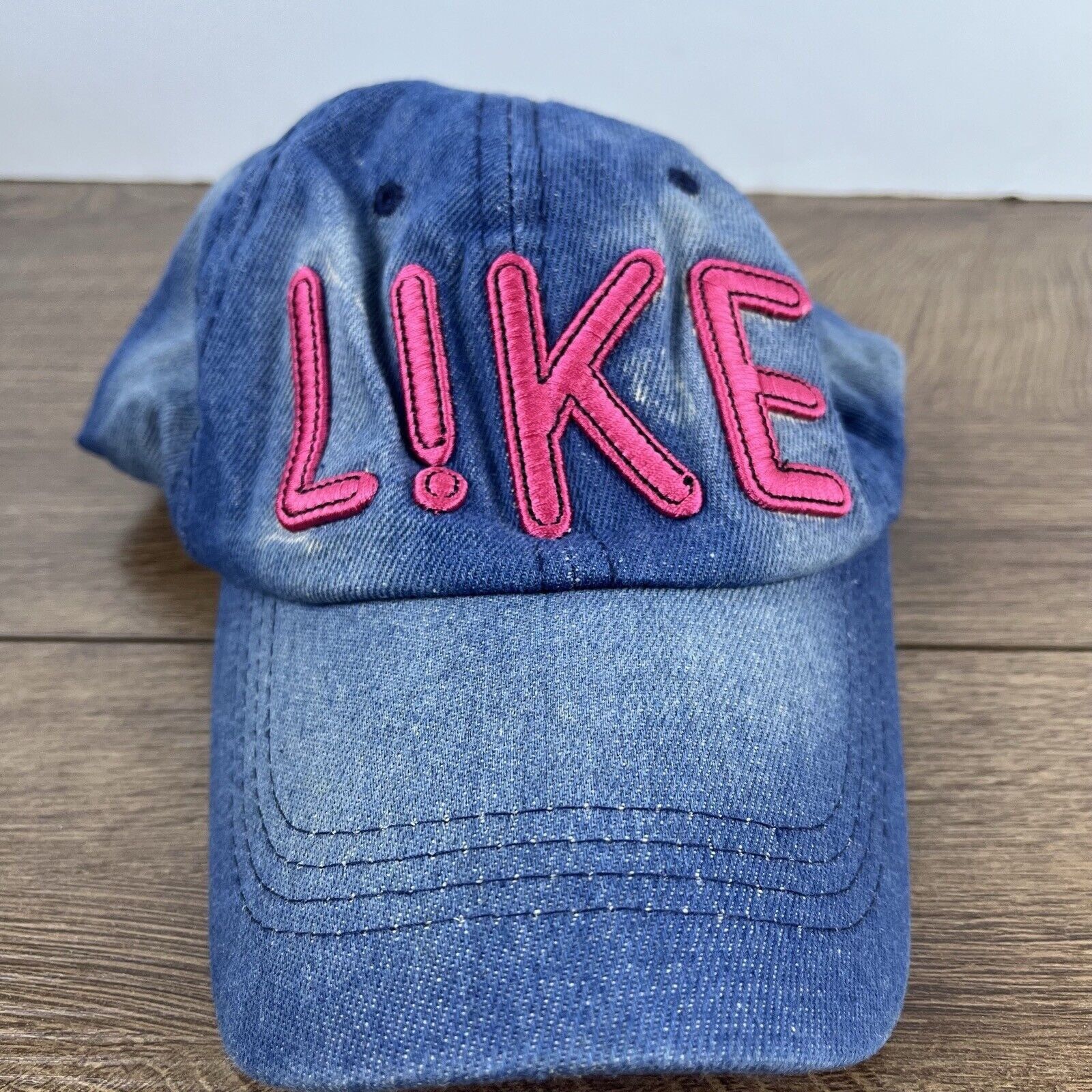 Other LIKE Hat Like Hat Blue Cap Adjustable Blue Adult Size Hat Size ONE SIZE - 3 Thumbnail